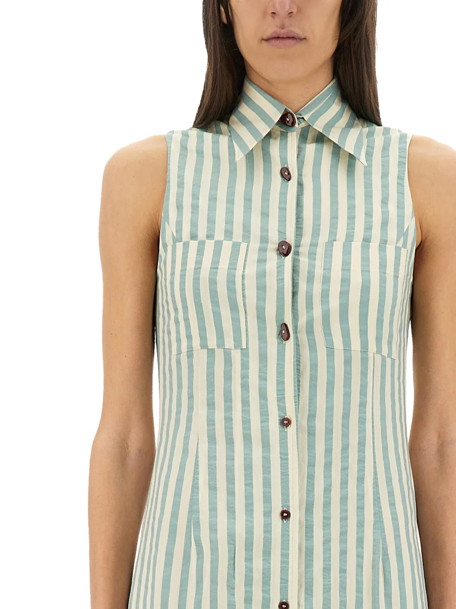 ALYSI "colorful Stripes" Chemisier Dress - Image 2