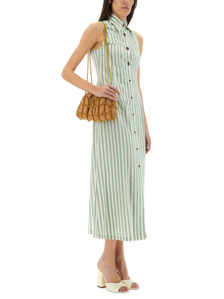 ALYSI "colorful Stripes" Chemisier Dress - Image 4