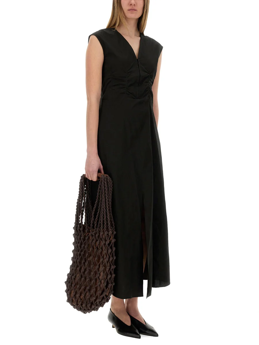 Alysi Long Poplin Dress - Image 4
