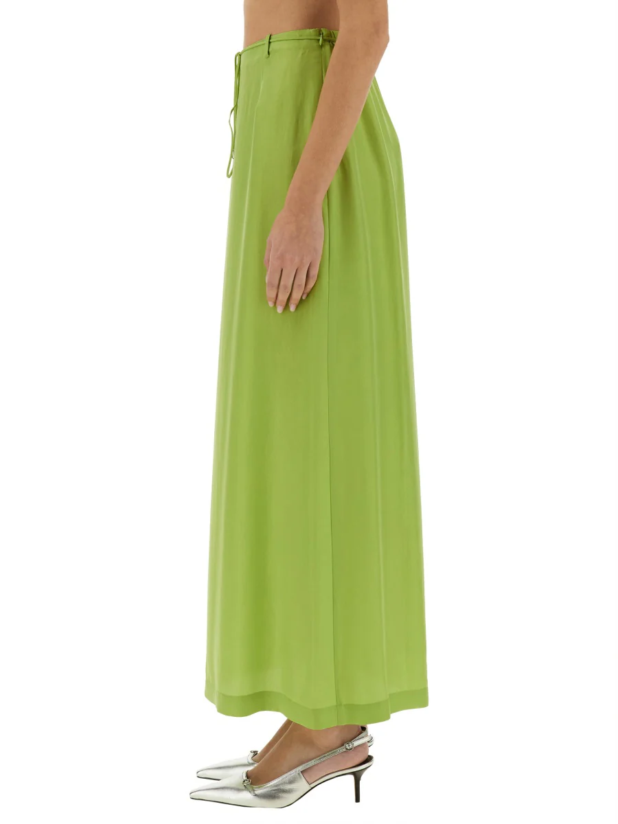 ALYSI Long Silk Skirt - Image 3