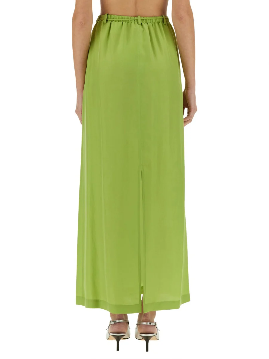 ALYSI Long Silk Skirt - Image 4
