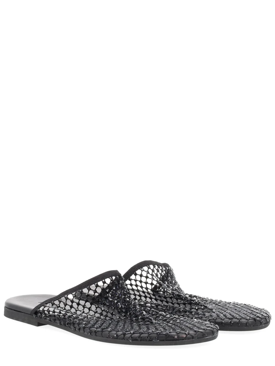 ALYSI Mesh-embellished Flat Mules - Image 2