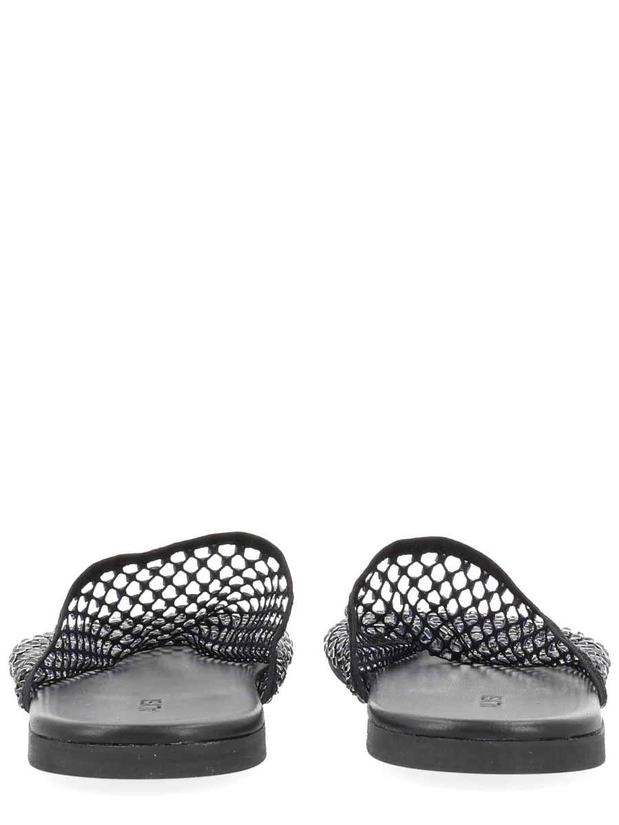 ALYSI Mesh-embellished Flat Mules - Image 4