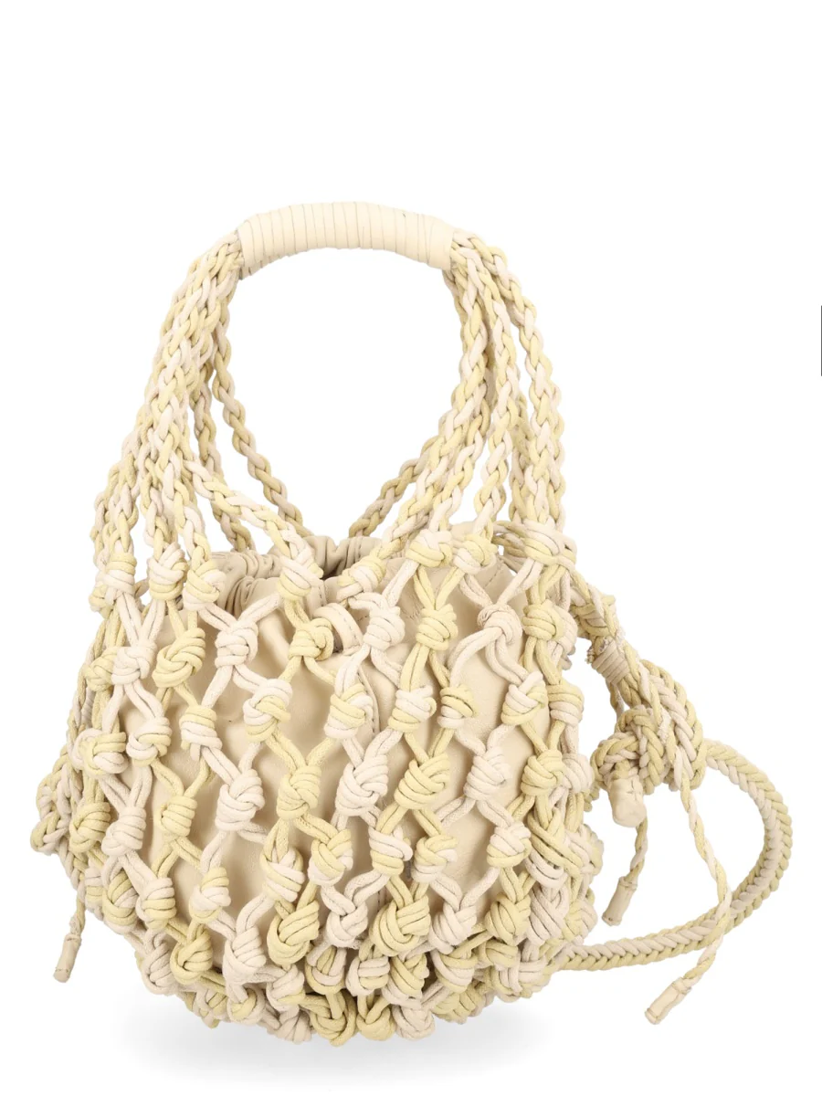 Alysi Mini Woven Crossbody Bag - 24 cm x 26 cm x 10 cm - Image 3