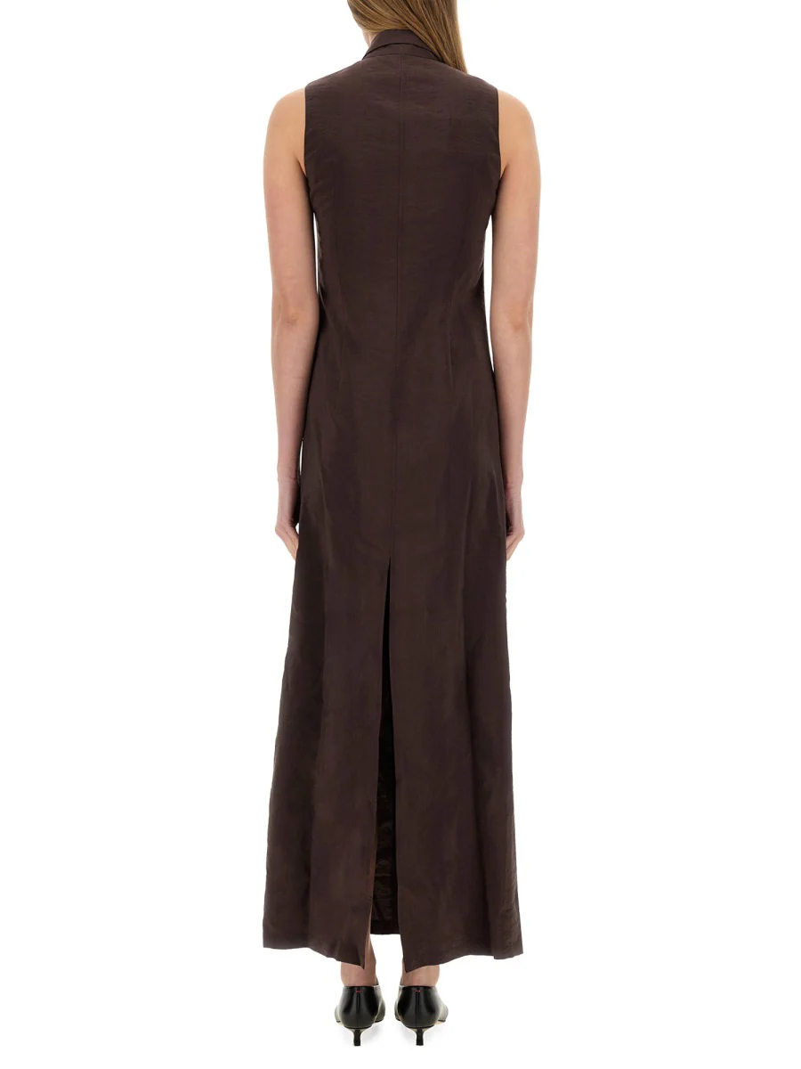 ALYSI Silk Canvas Chemisier Dress - Image 3