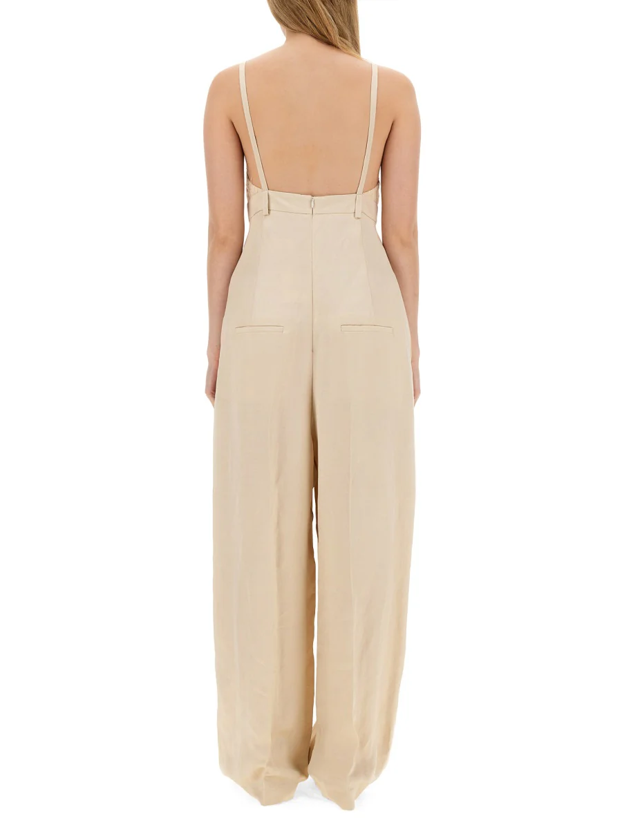 ALYSI V-neck Wide-leg Jumpsuit - Image 3