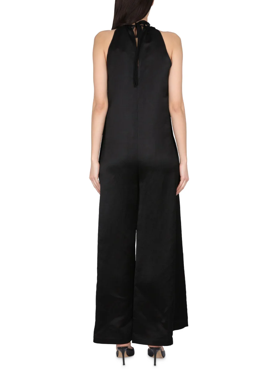 ALYSI Wide Satin Jumpsuit - Image 3