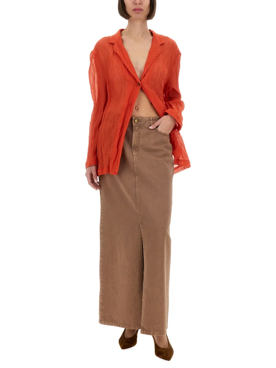 Alysi Wrinkled Effect Shirt - Image 2
