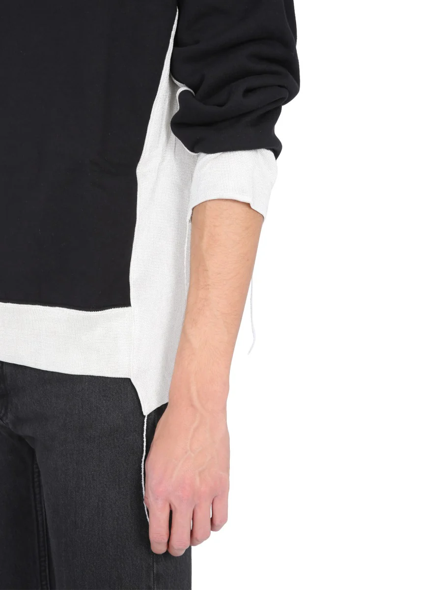 AMBUSH CREW NECK SWEATSHIRT with RIBBED WORK - Image 4