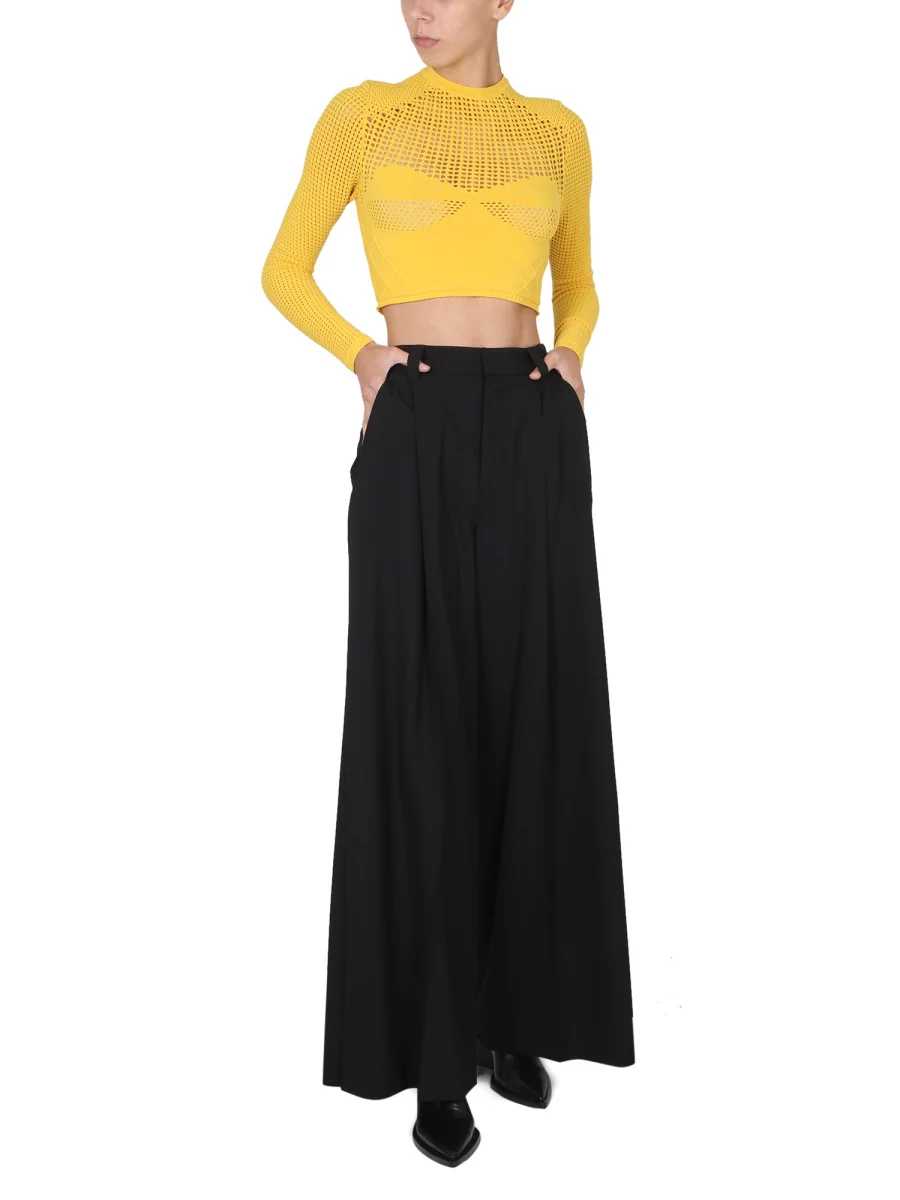 AMBUSH Crochet-hearts Cropped Jumper - Image 2
