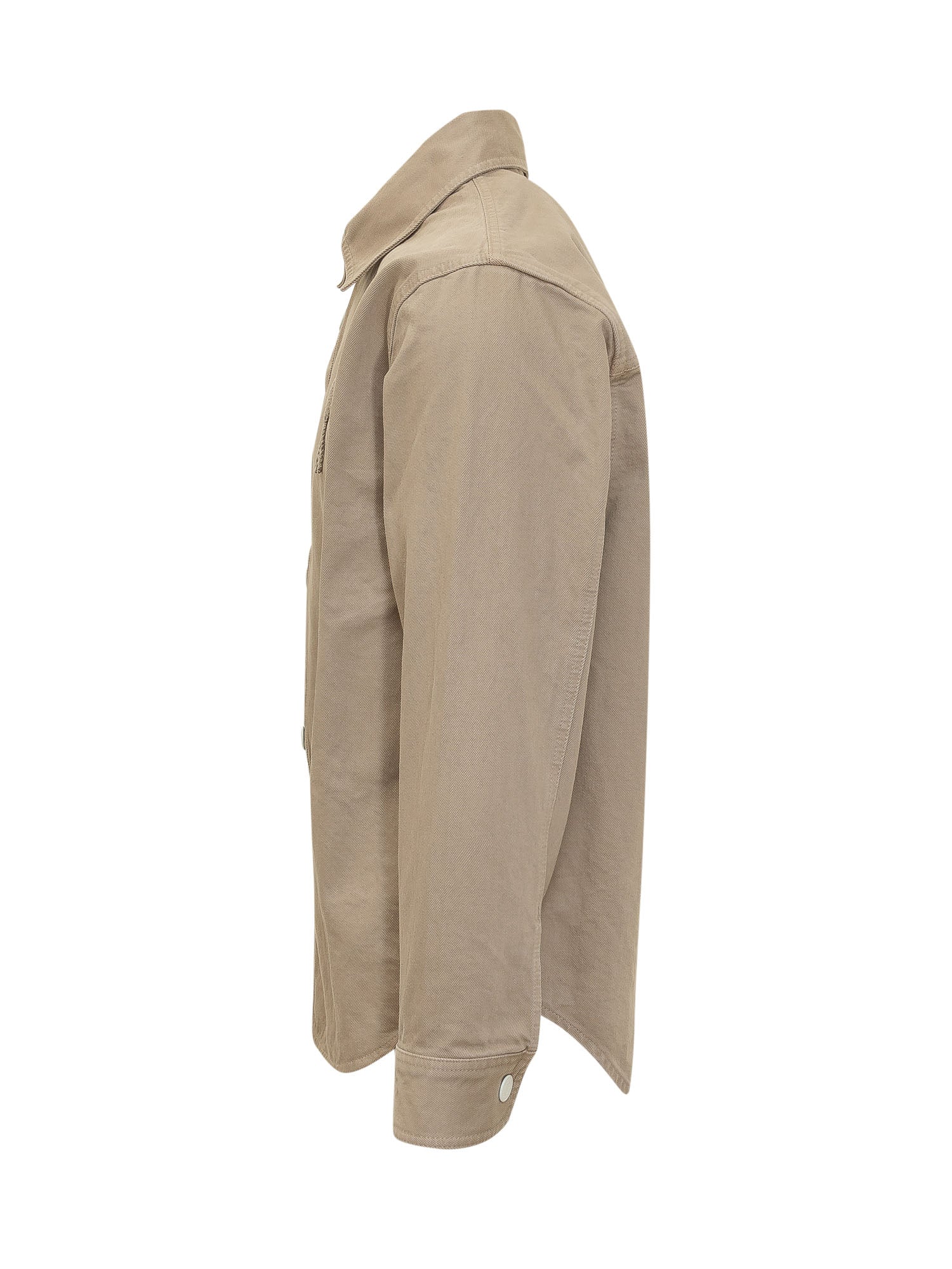 Ami Alexandre Mattiussi Overshirt with Embroidered Buttons and Logo - Image 3