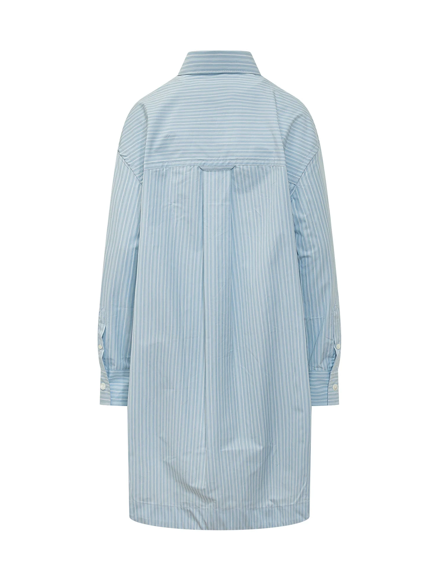 Ami Alexandre Mattiussi Striped Long-Sleeve Suit Shirt - Image 2