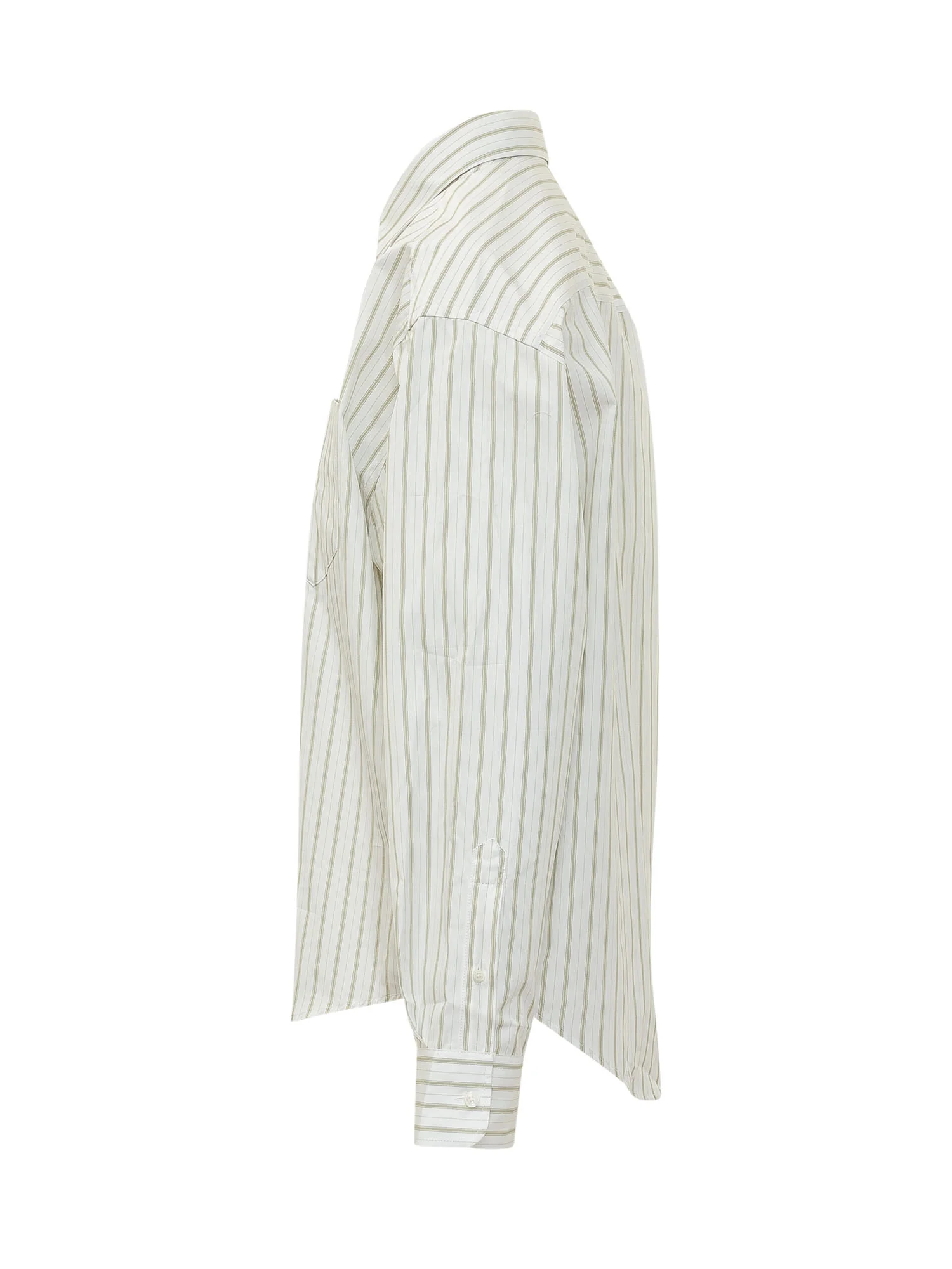 Ami Alexandre Mattiussi Striped Pocket Shirt - Image 3