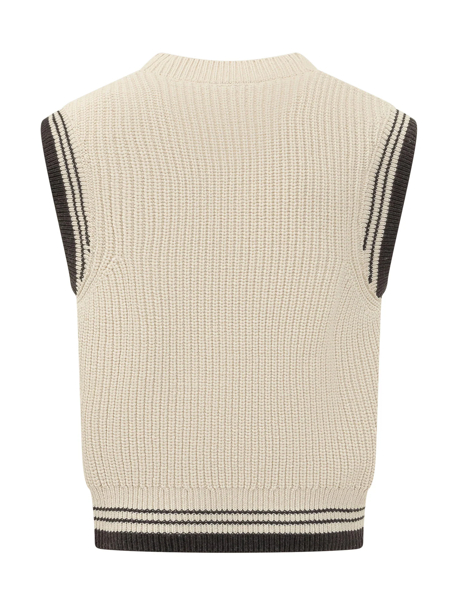 Ami Alexandre Mattiussi Stylish Knit Gilet with V-Neck Design - Image 2
