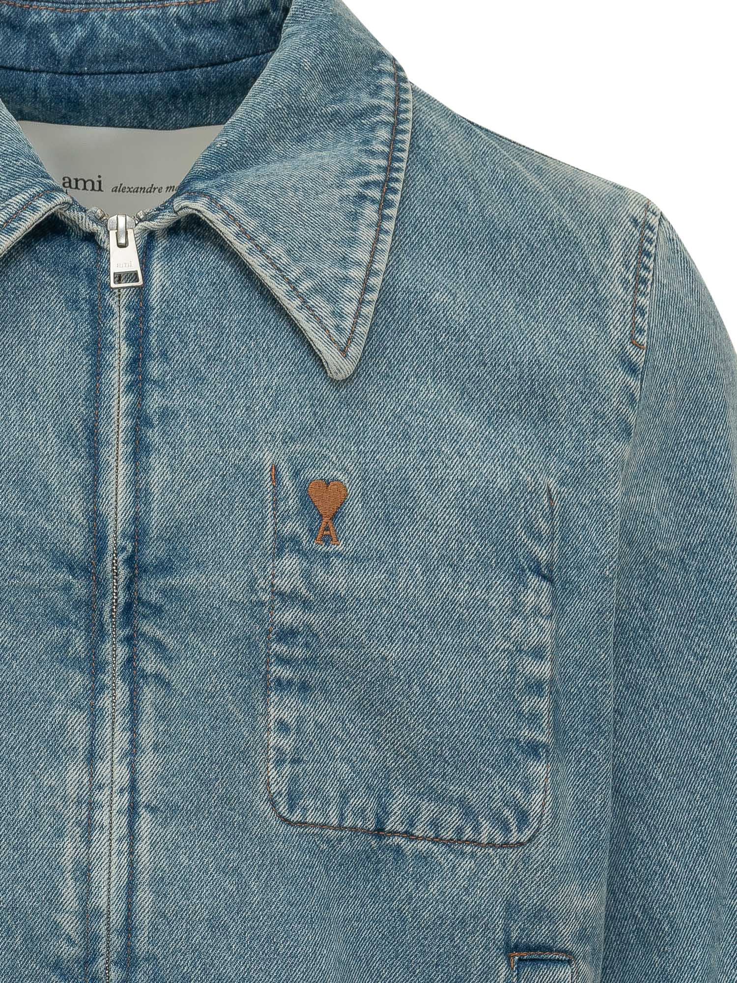Ami Alexandre Mattiussi Zip-Up Fashion Jacket - Image 4