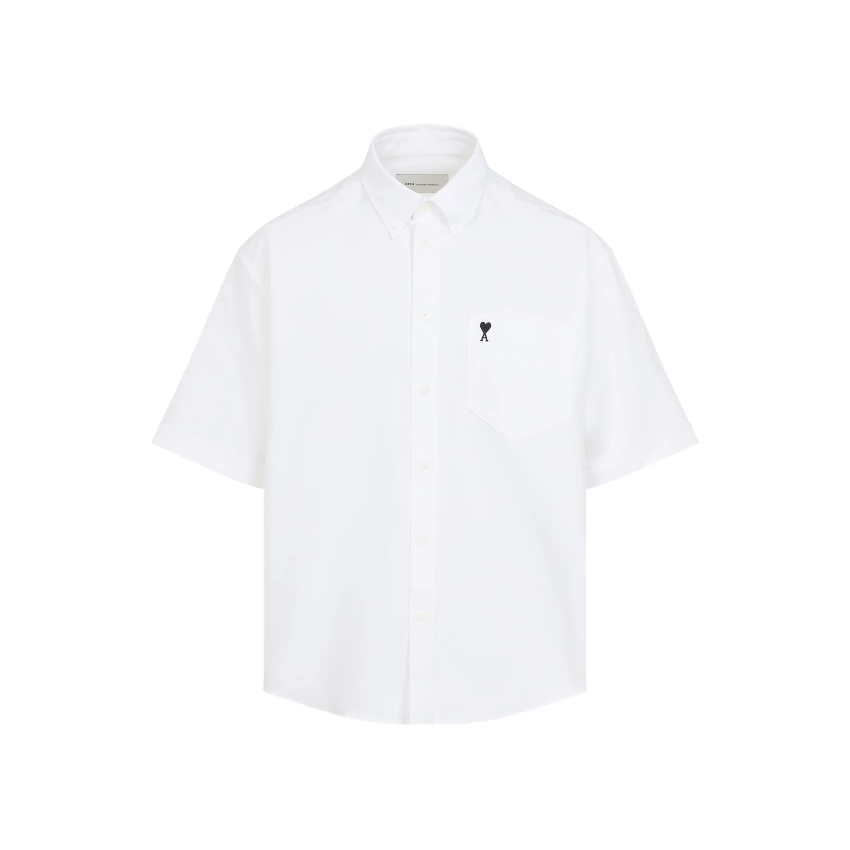 Ami Paris AMI Cotton Boxy Embroidered Ami de Coeur - Image 2