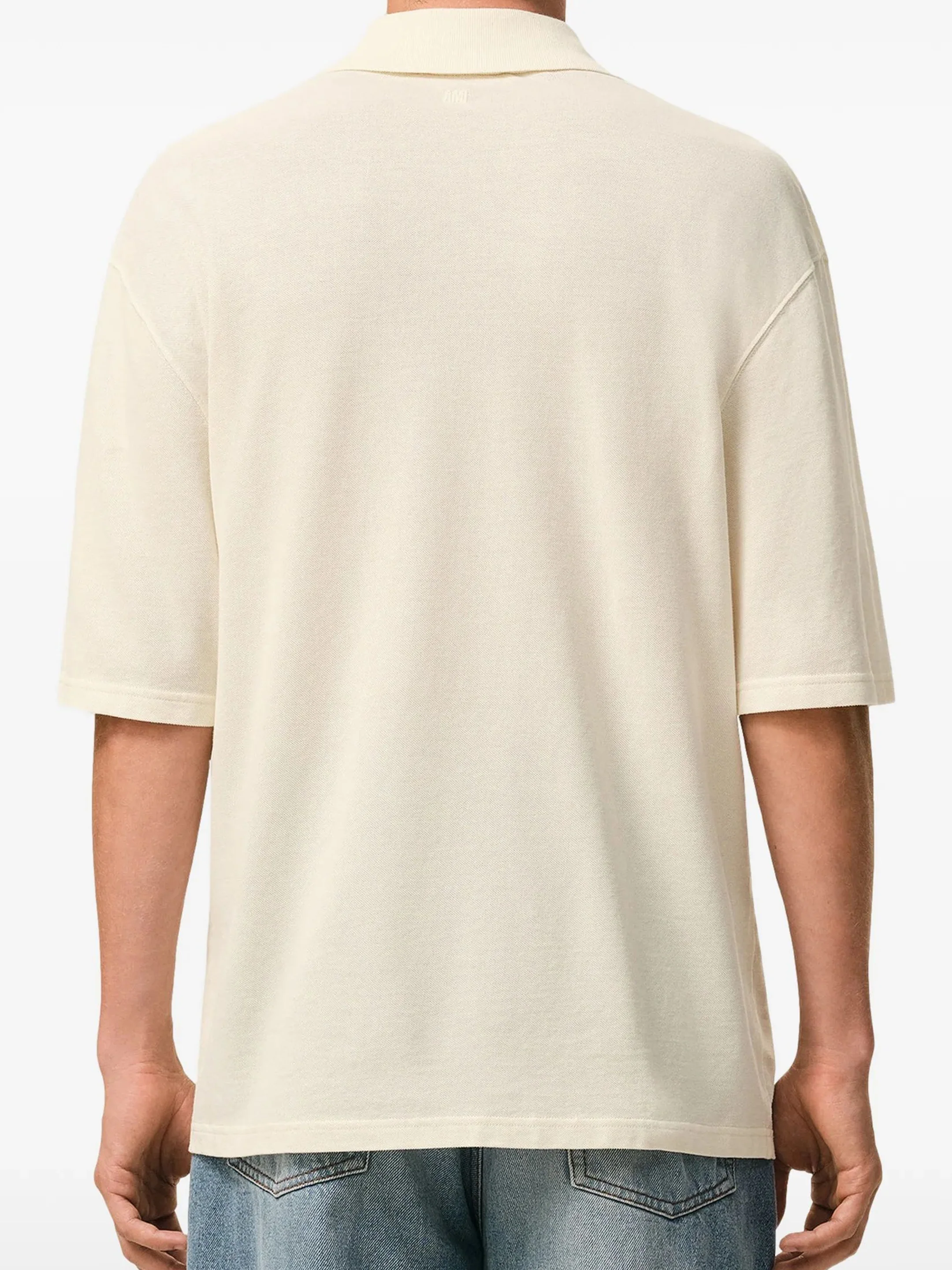 Ami Paris Boxand Fit Polo for Men - Stylish Comfort - Image 2
