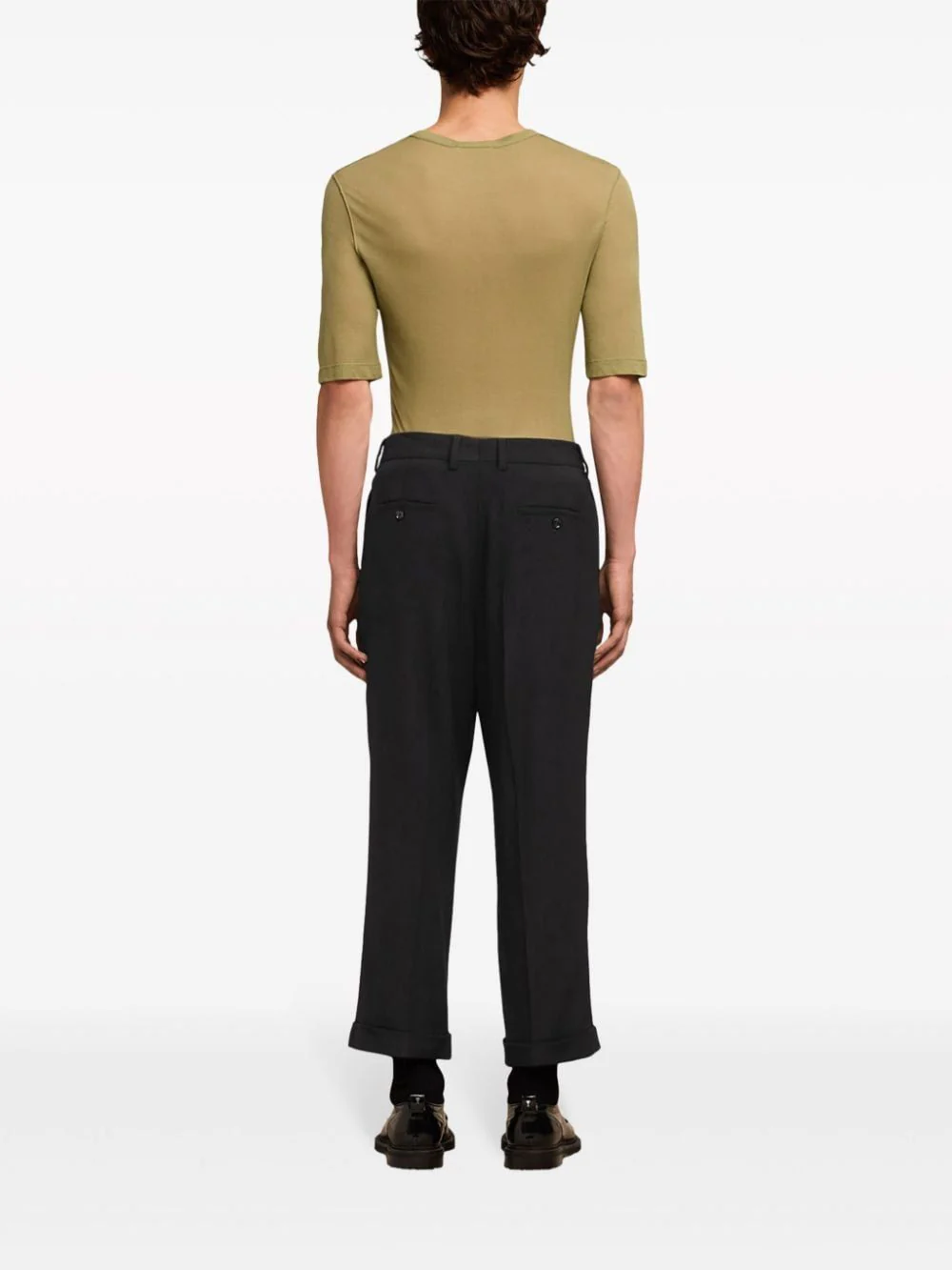 Ami Paris Carrot Fit Trousers for Men - SS24 Collection - Image 4