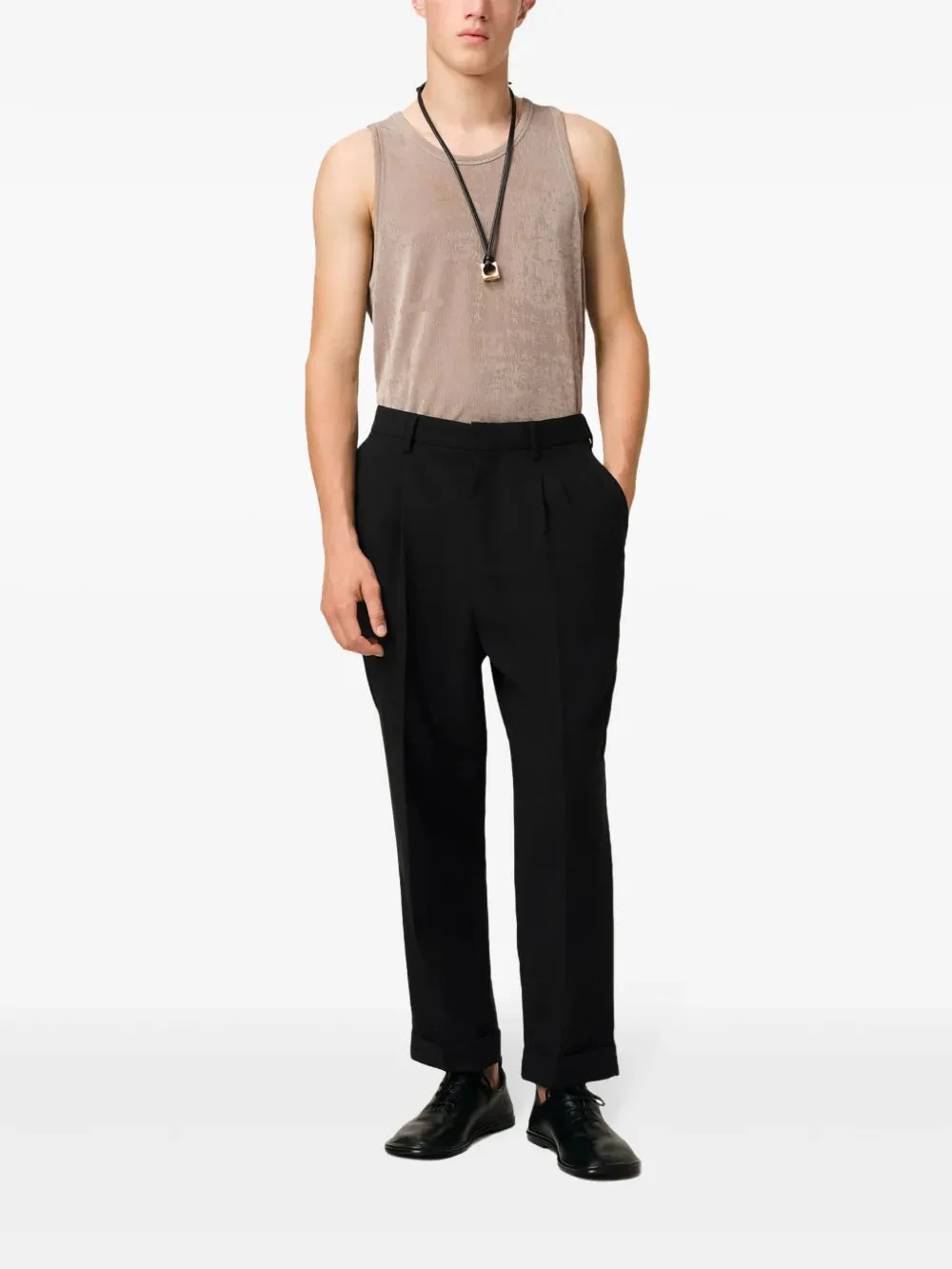 Ami Paris Carrot Fit Trousers - SS25 - Image 2