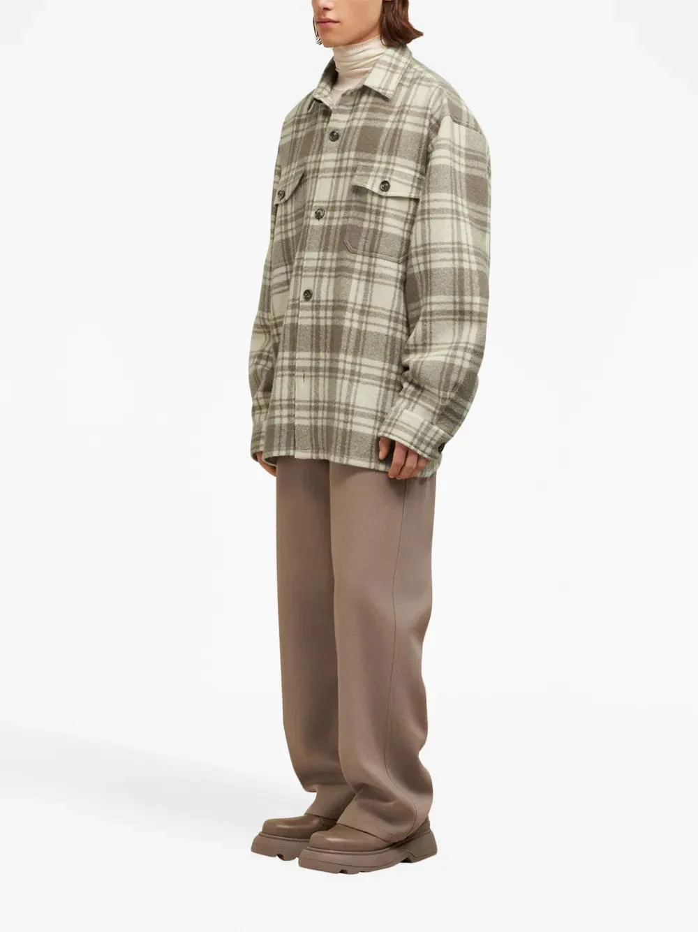 AMI PARIS Checked Shirt - Men - Image 2