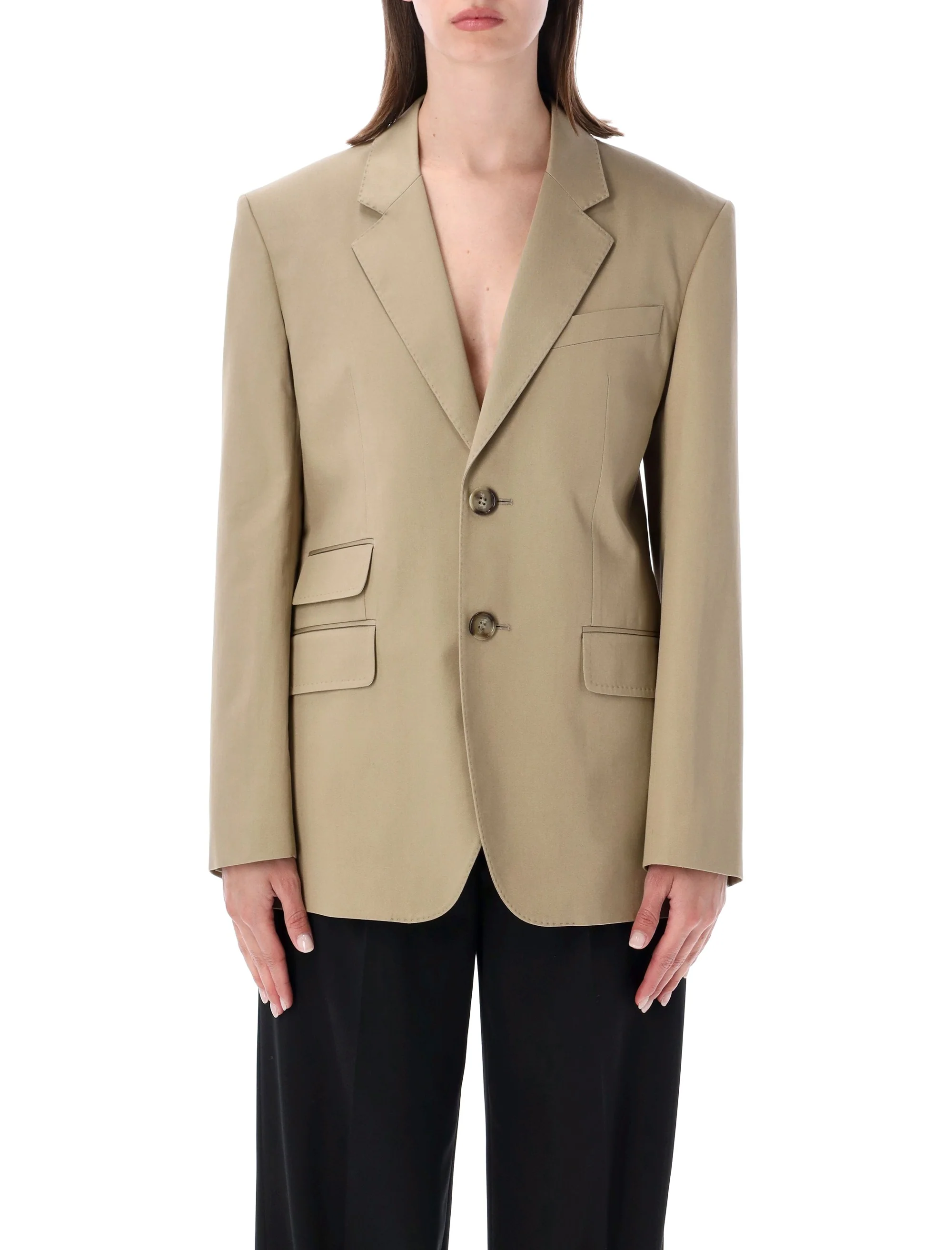 Ami Paris Chic Women's Structured Jacket