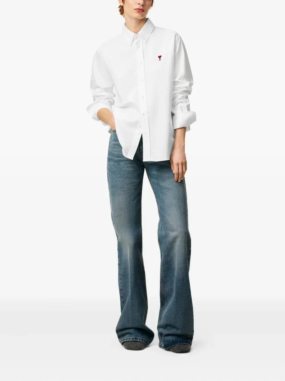Ami Paris Classic Long Sleeve Shirt for Men - Image 3