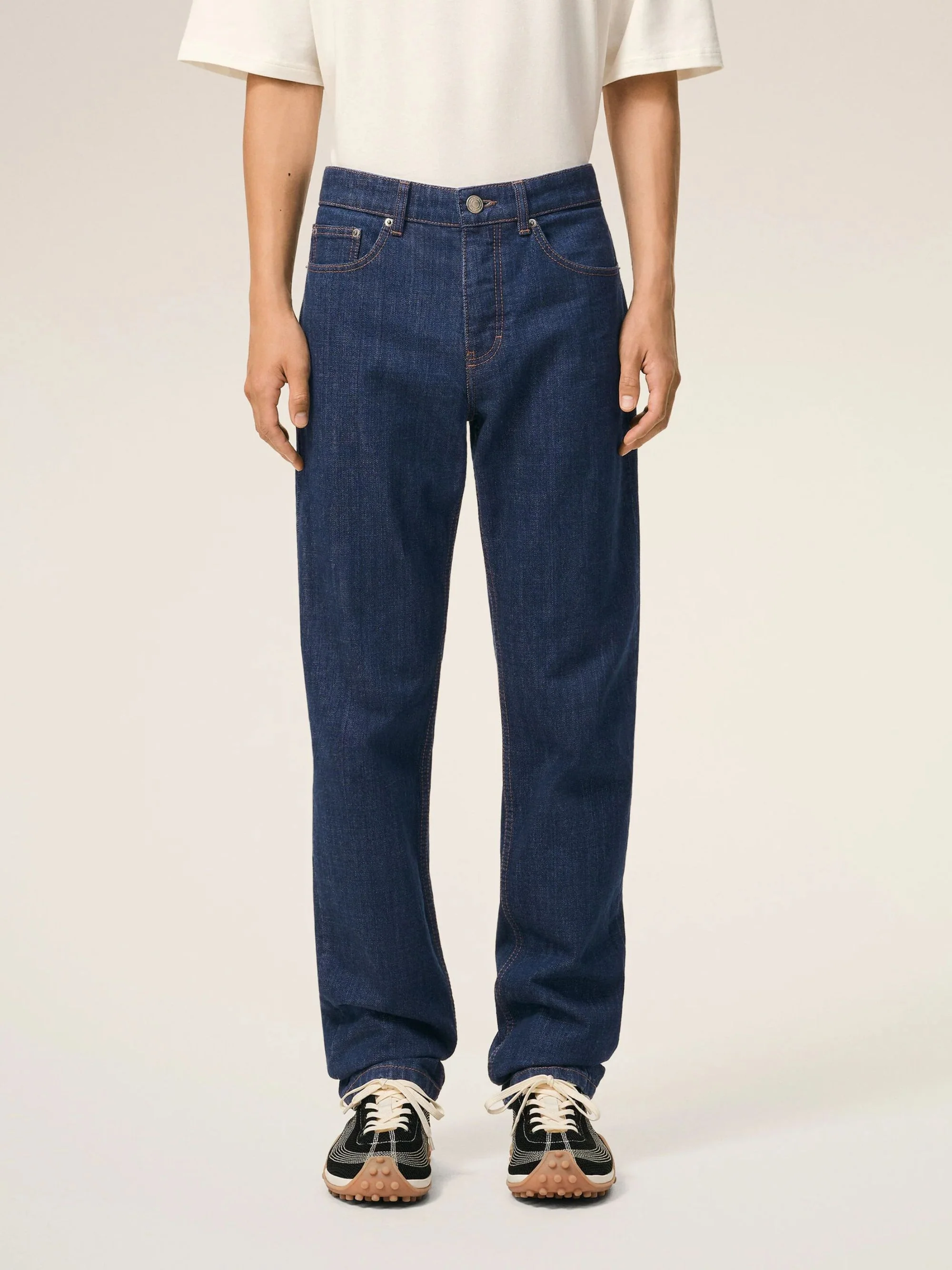 Ami Paris Cotton Classic Fit Jeans - Image 2