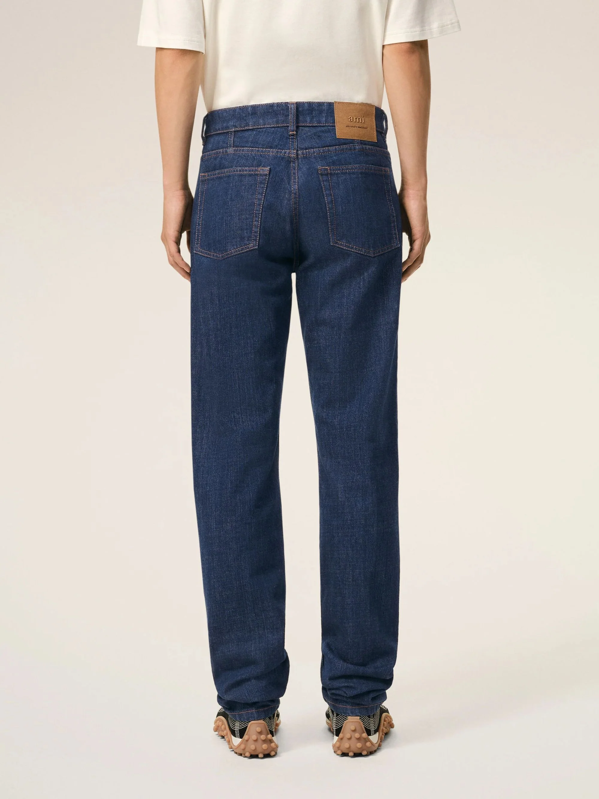 Ami Paris Cotton Classic Fit Jeans - Image 3