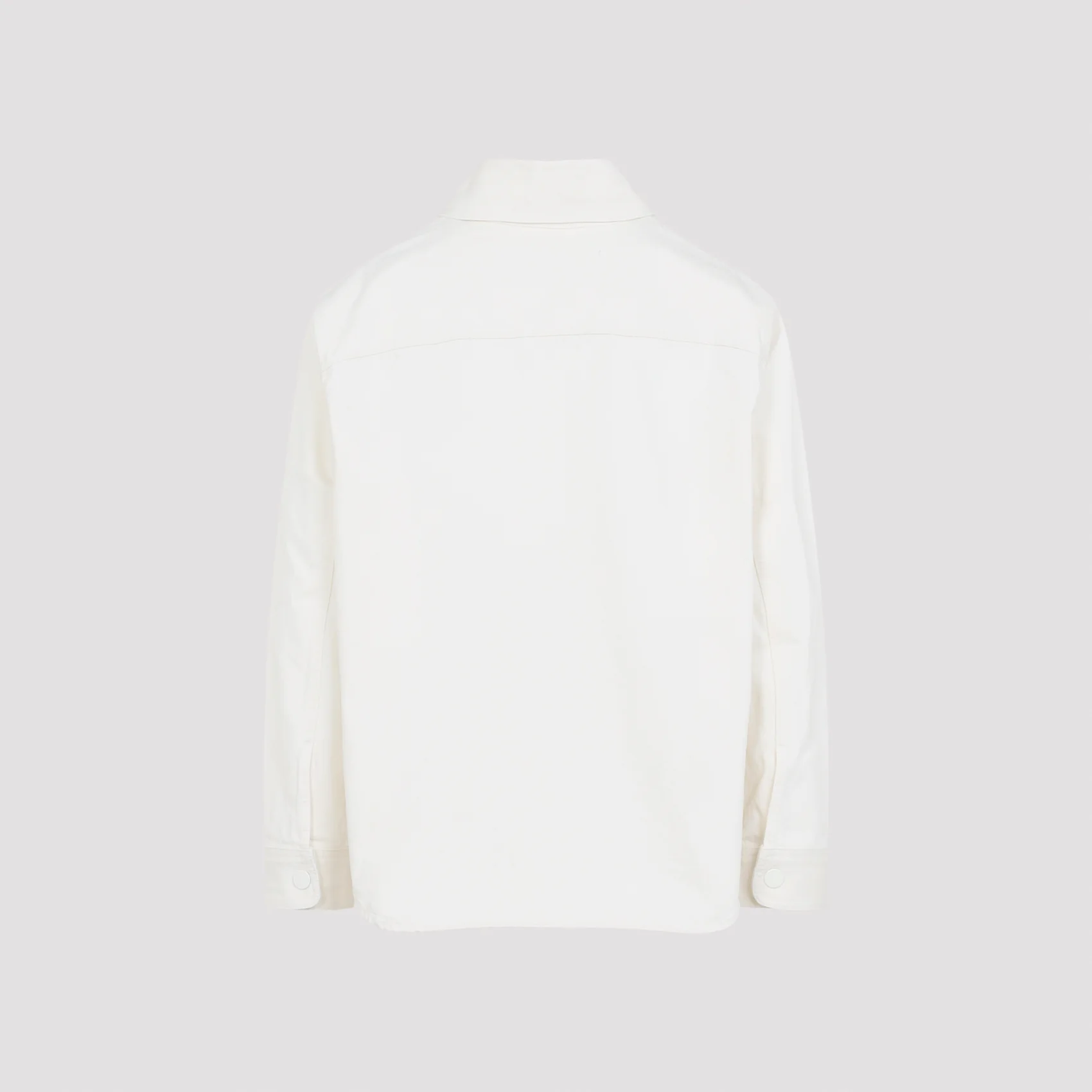 AMI PARIS Cotton Knitted Ami de Coeur Overshirt - Image 3