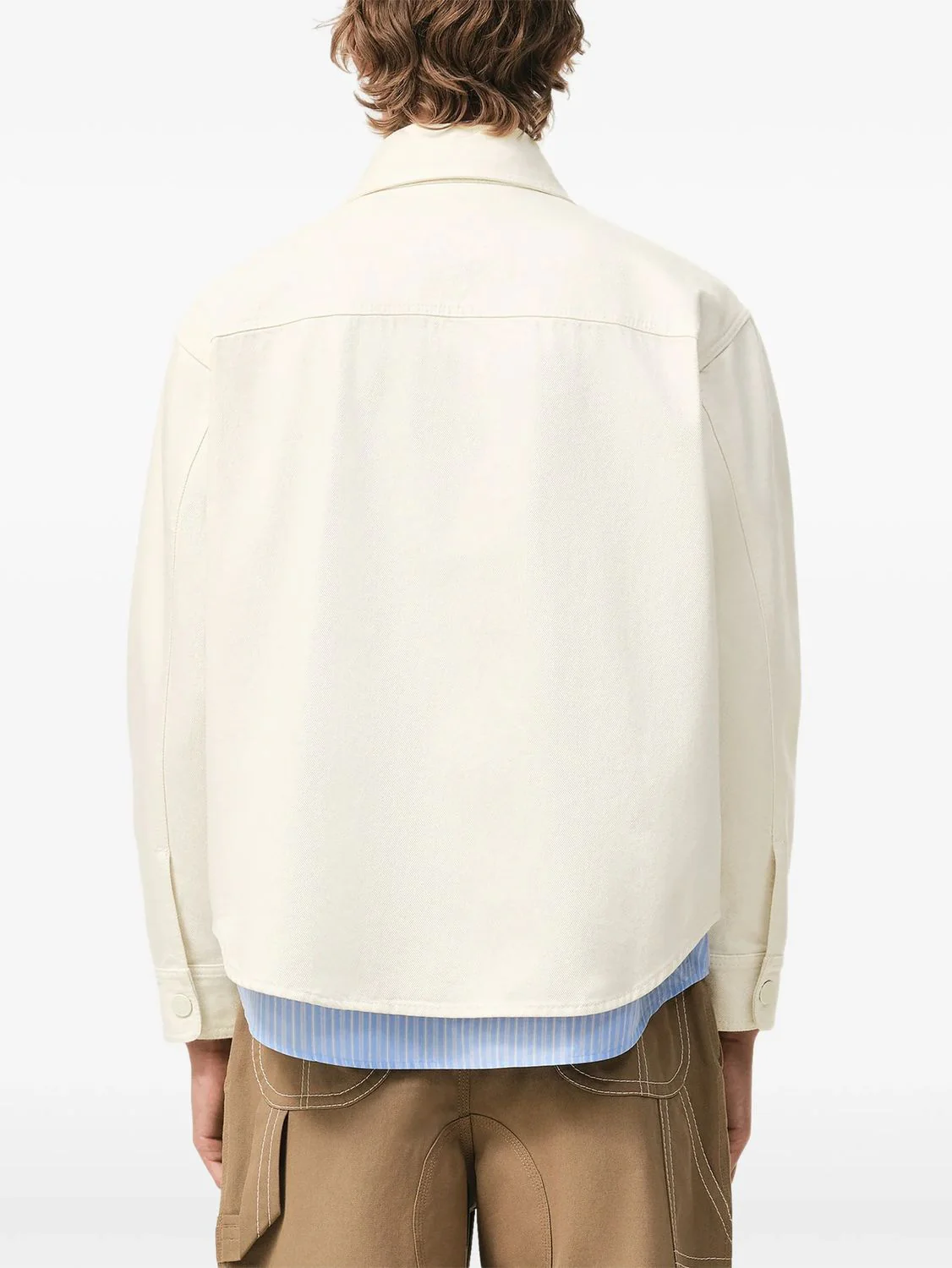 AMI PARIS Cotton Knitted Ami de Coeur Overshirt - Image 5