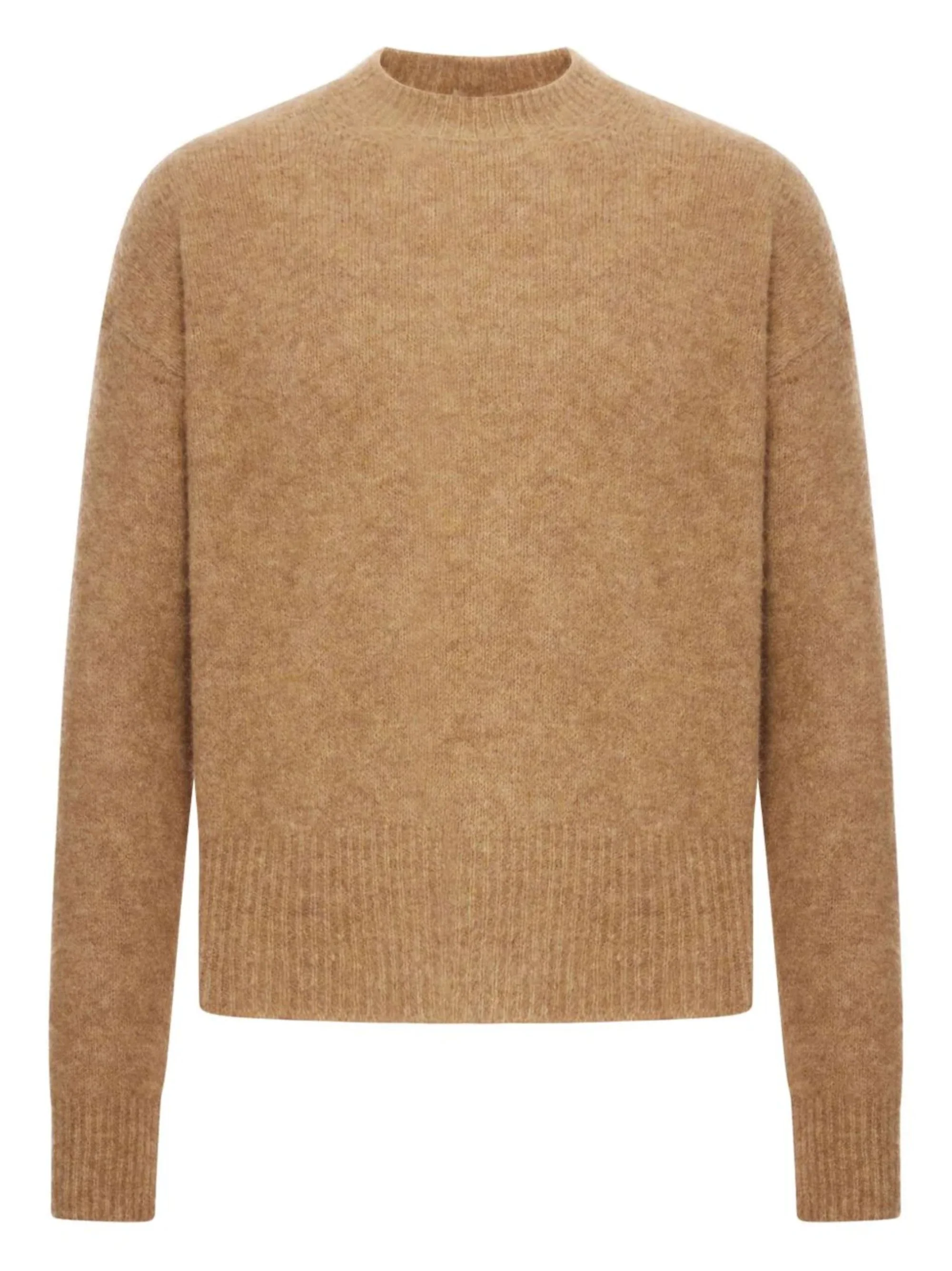 Ami Paris Crew Neck Alpaca Wool Sweater - Image 2