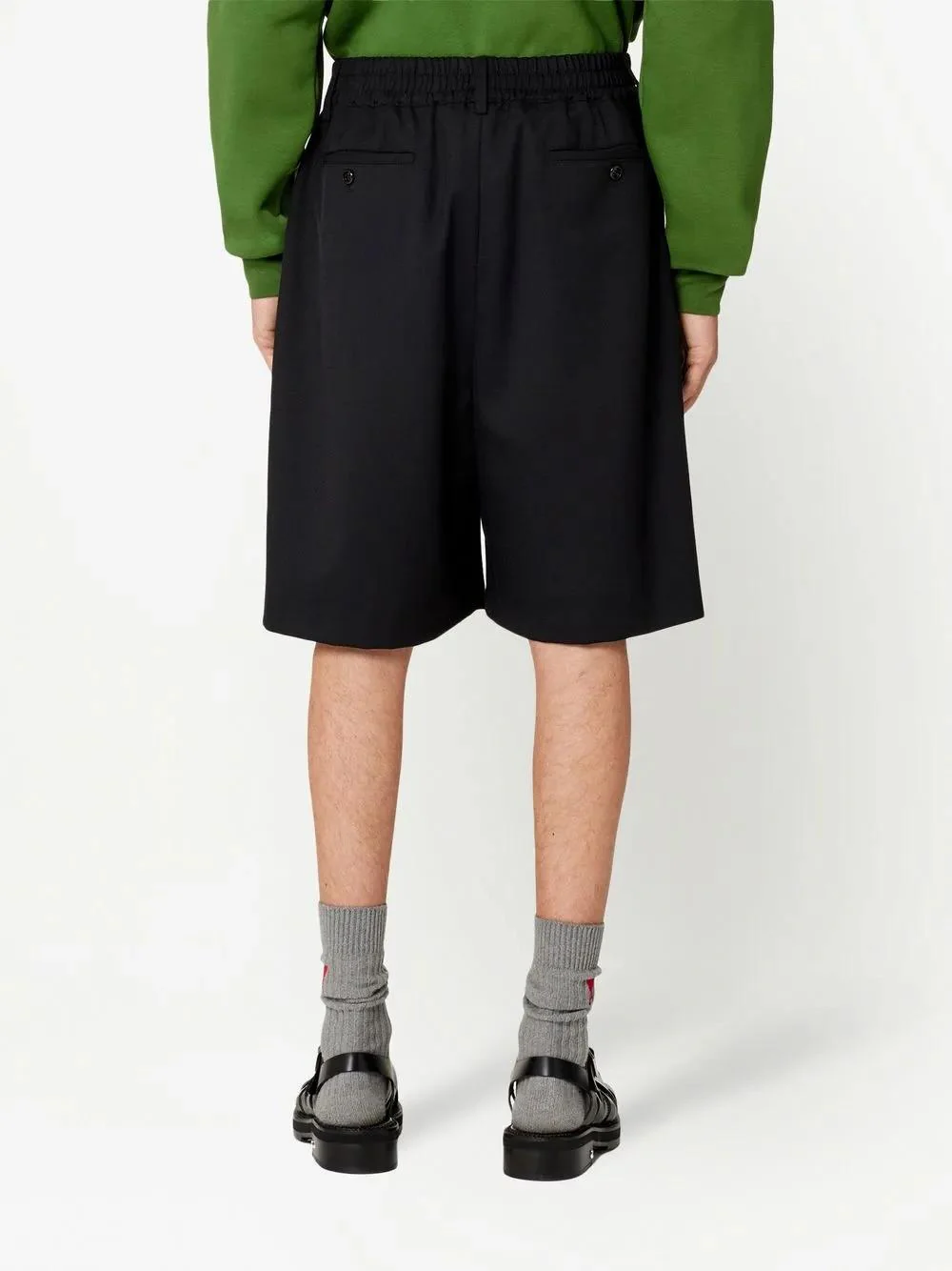 AMI PARIS Elasticated Waist Shorts - Image 3