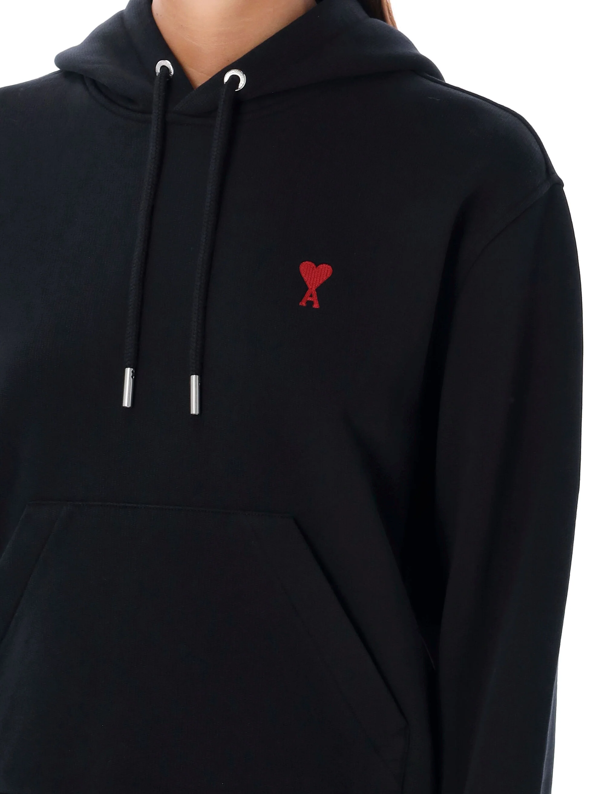 Ami Paris Essential Men's Cotton Hoodie - Image 3