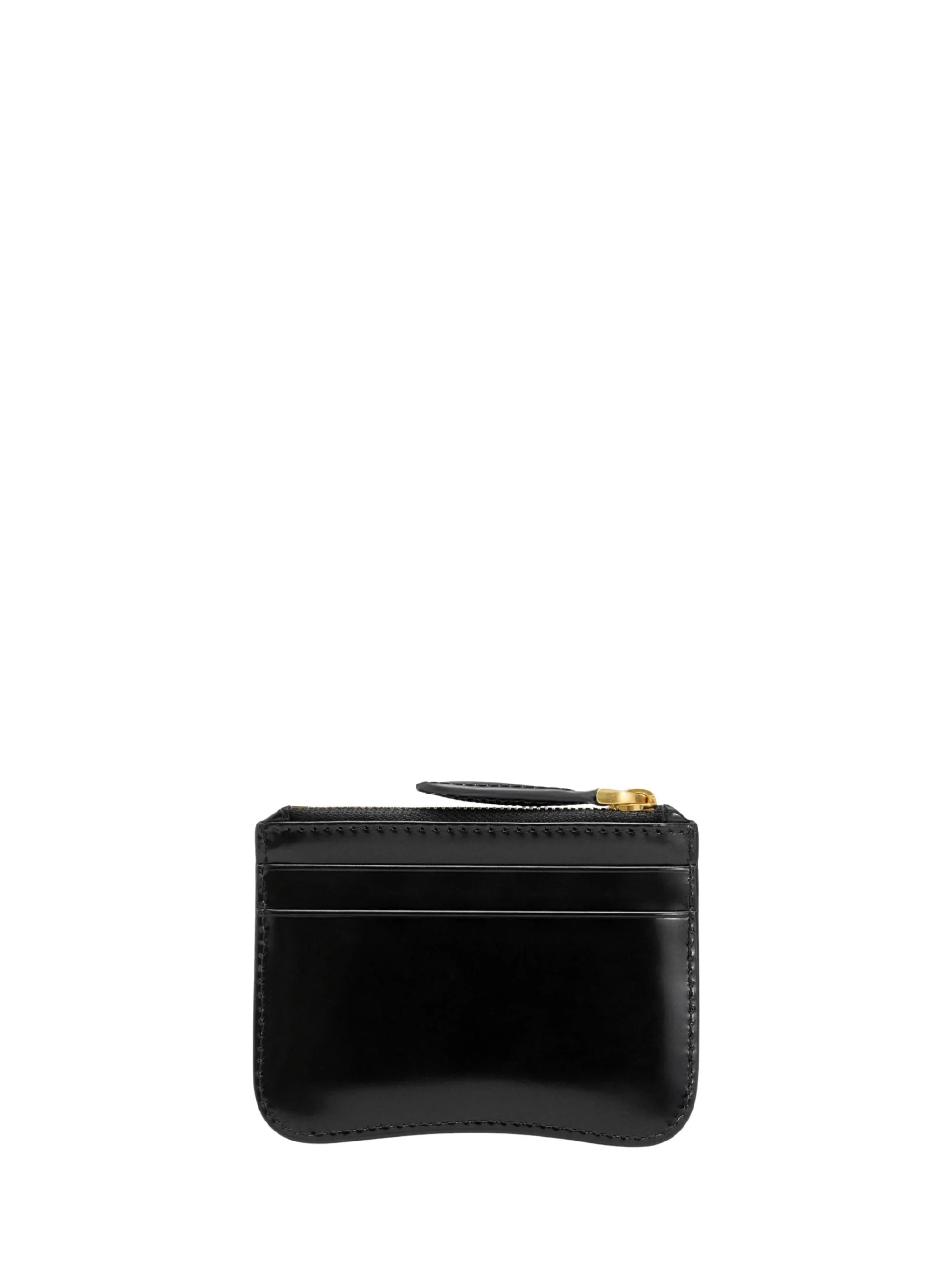 Ami Paris Glazed Leather Paris Paris Compact Wallet - Image 2