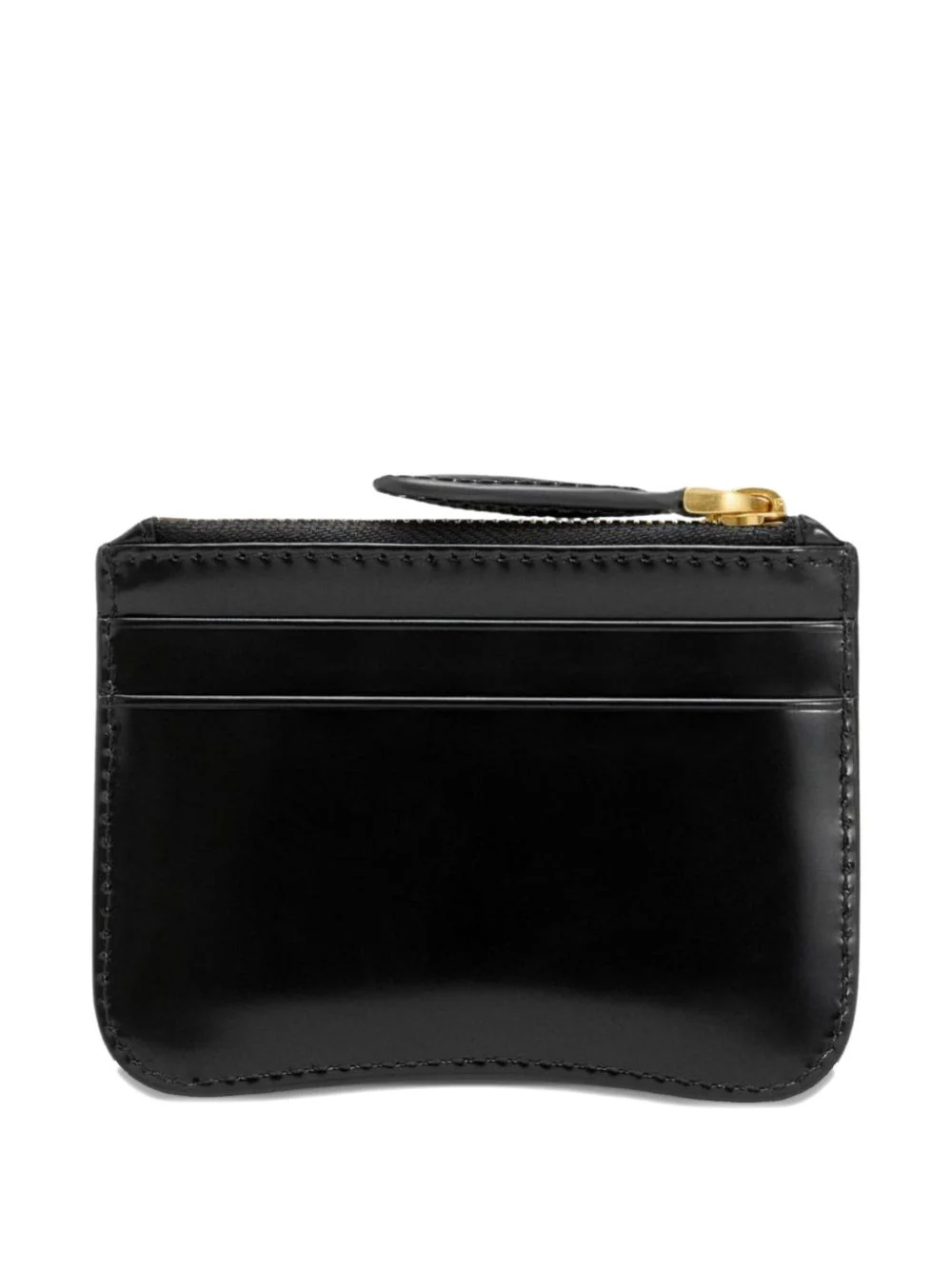 Ami Paris Glazed Leather Paris Paris Compact Wallet - Image 4