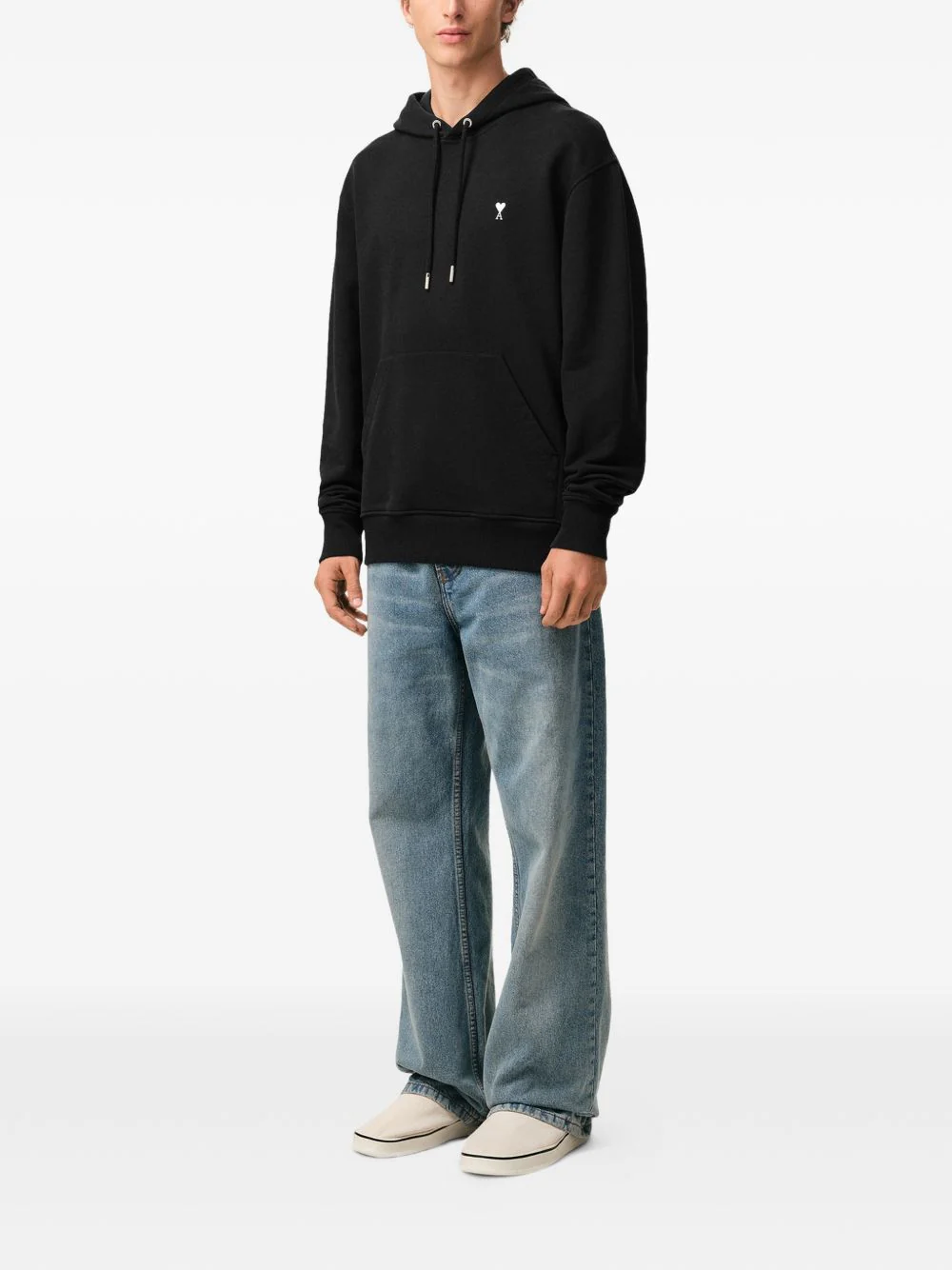 Ami Paris Heartfelt Pullover Hoodie for Men - Image 2