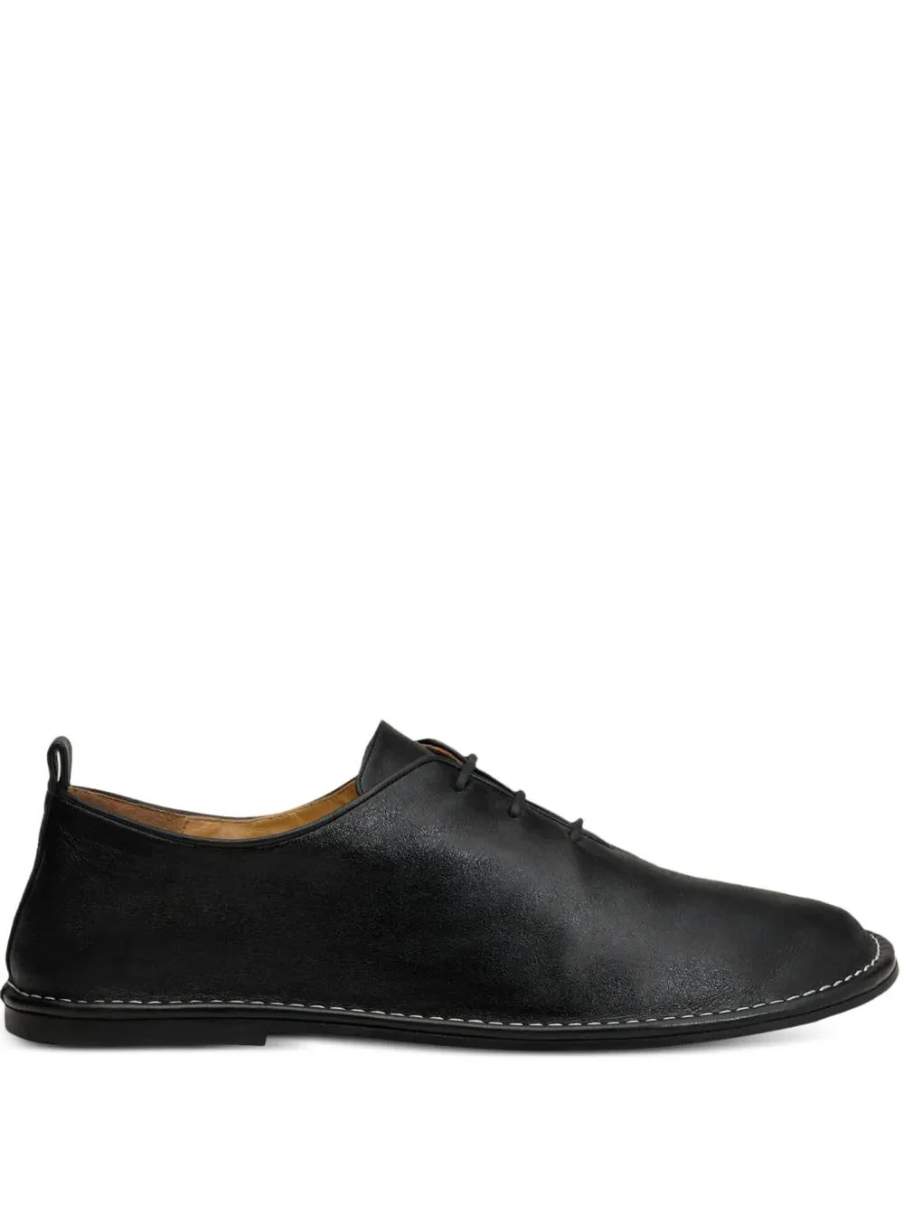 AMI PARIS LEATHER ONE CUT SHOES