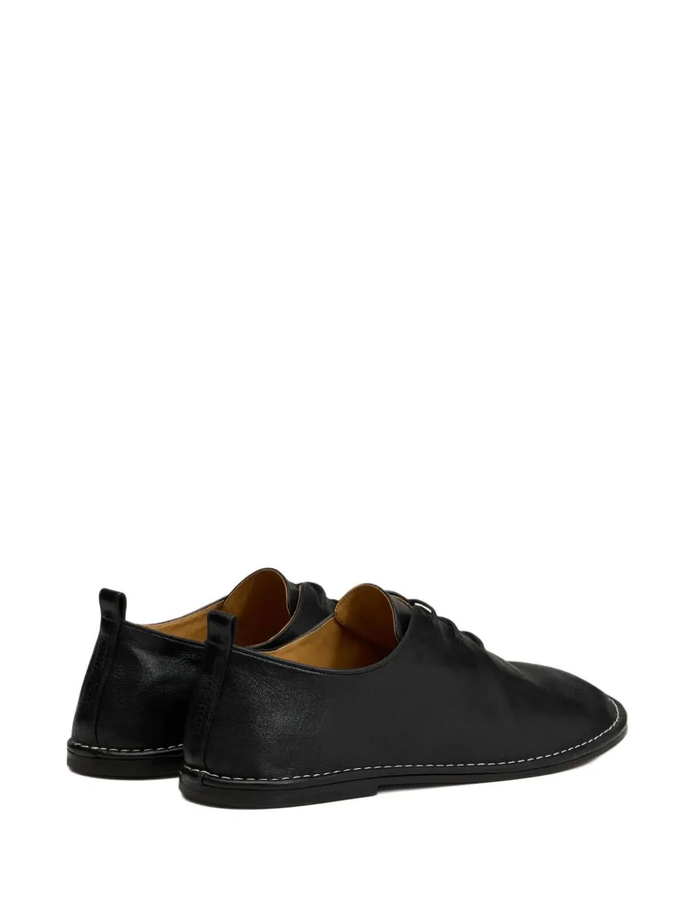 AMI PARIS LEATHER ONE CUT SHOES - Image 3