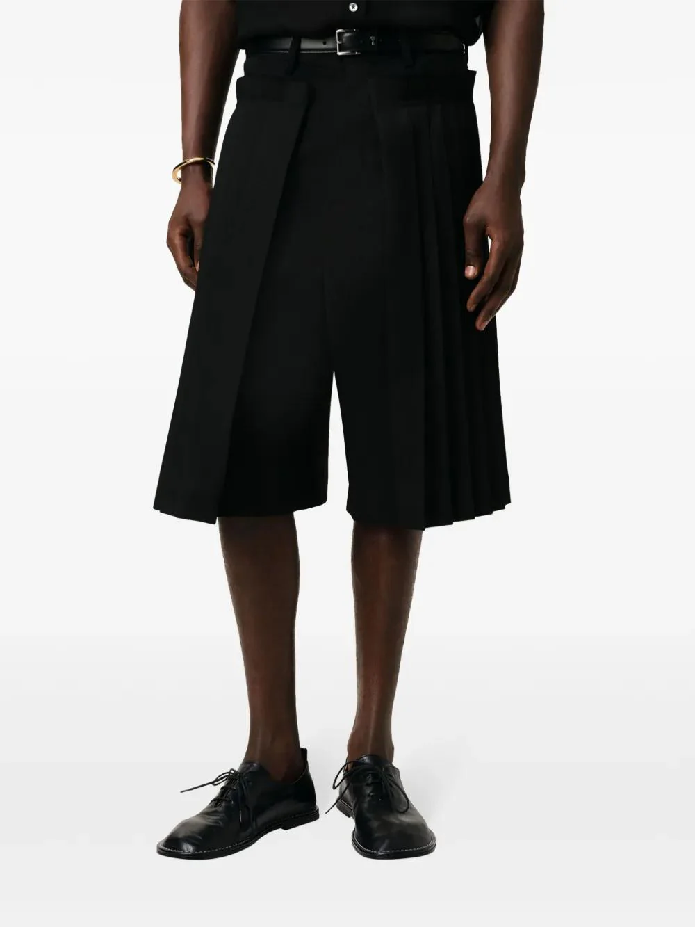 AMI PARIS LEATHER ONE CUT SHOES - Image 5