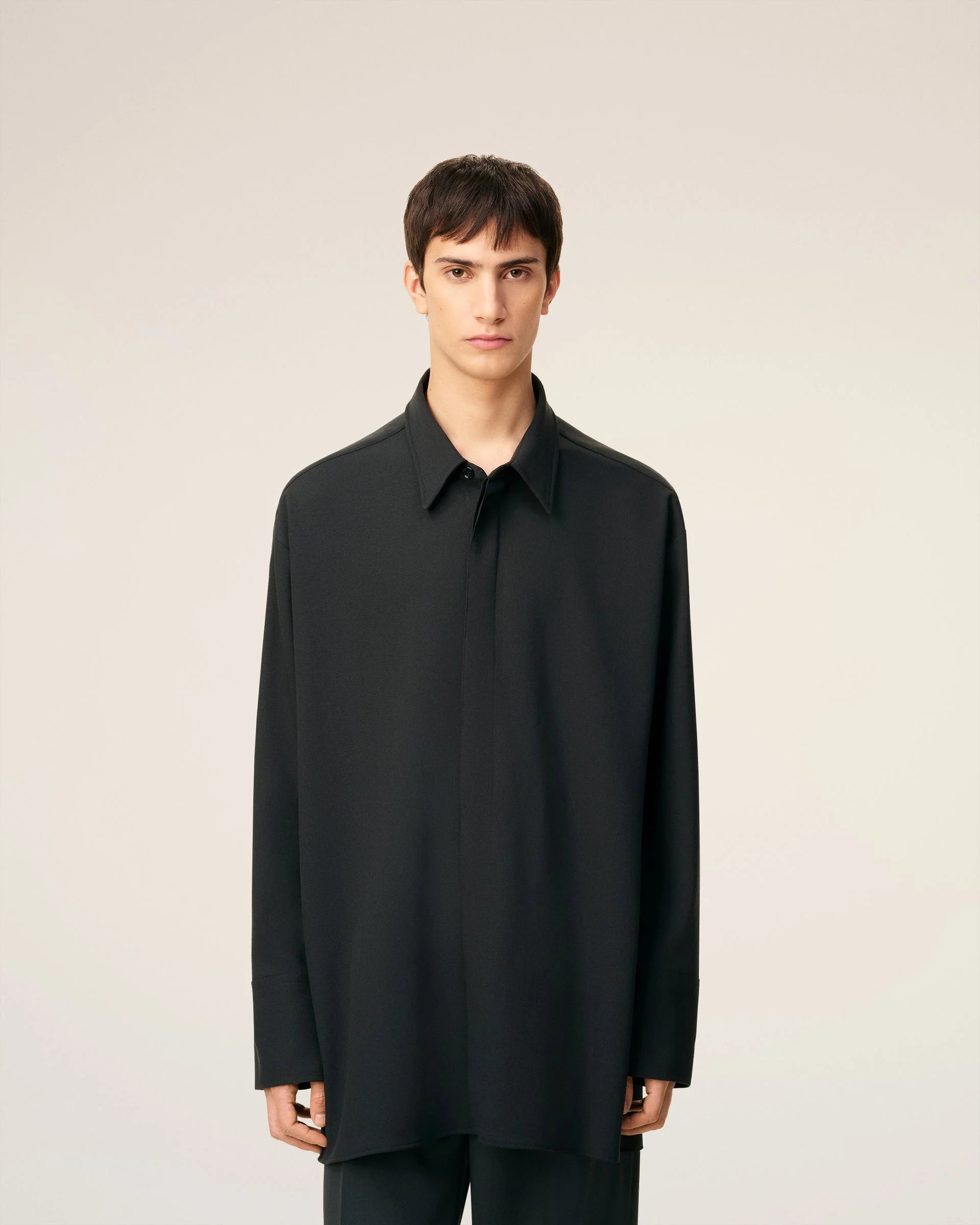 Ami Paris Long Shirt for Men - FW25 Collection - Image 3
