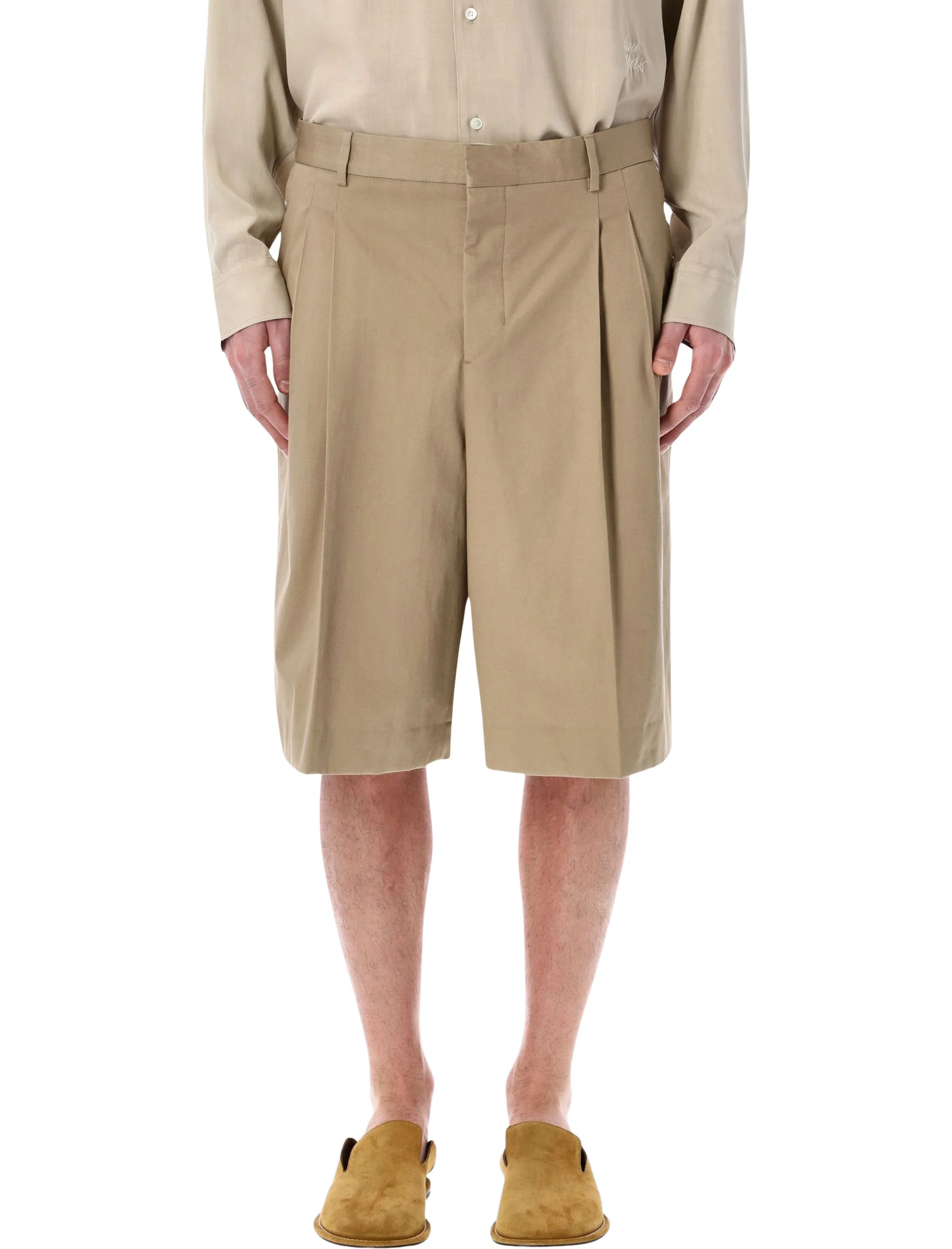 Ami Paris Low Waist Mini Shorts