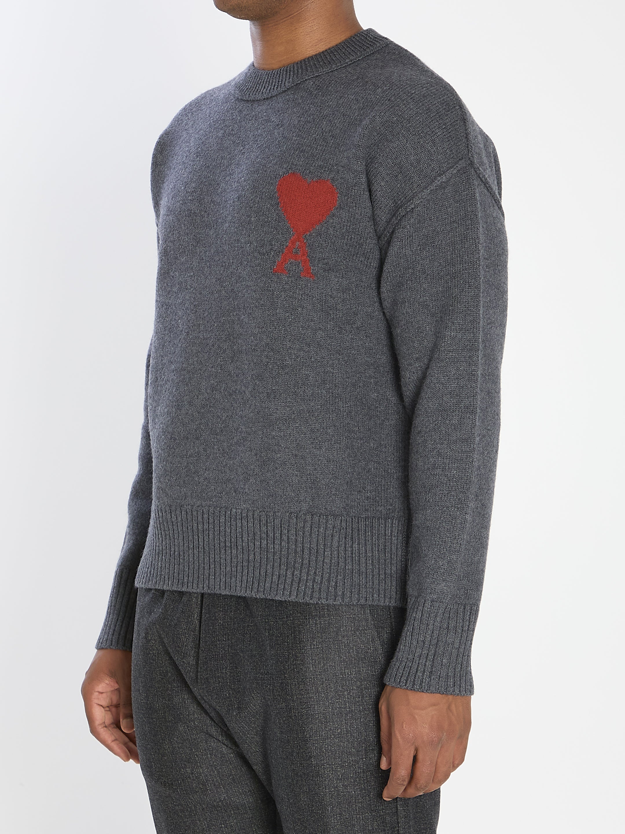 Ami Paris Men's Crew Neck Sweater - Image 2