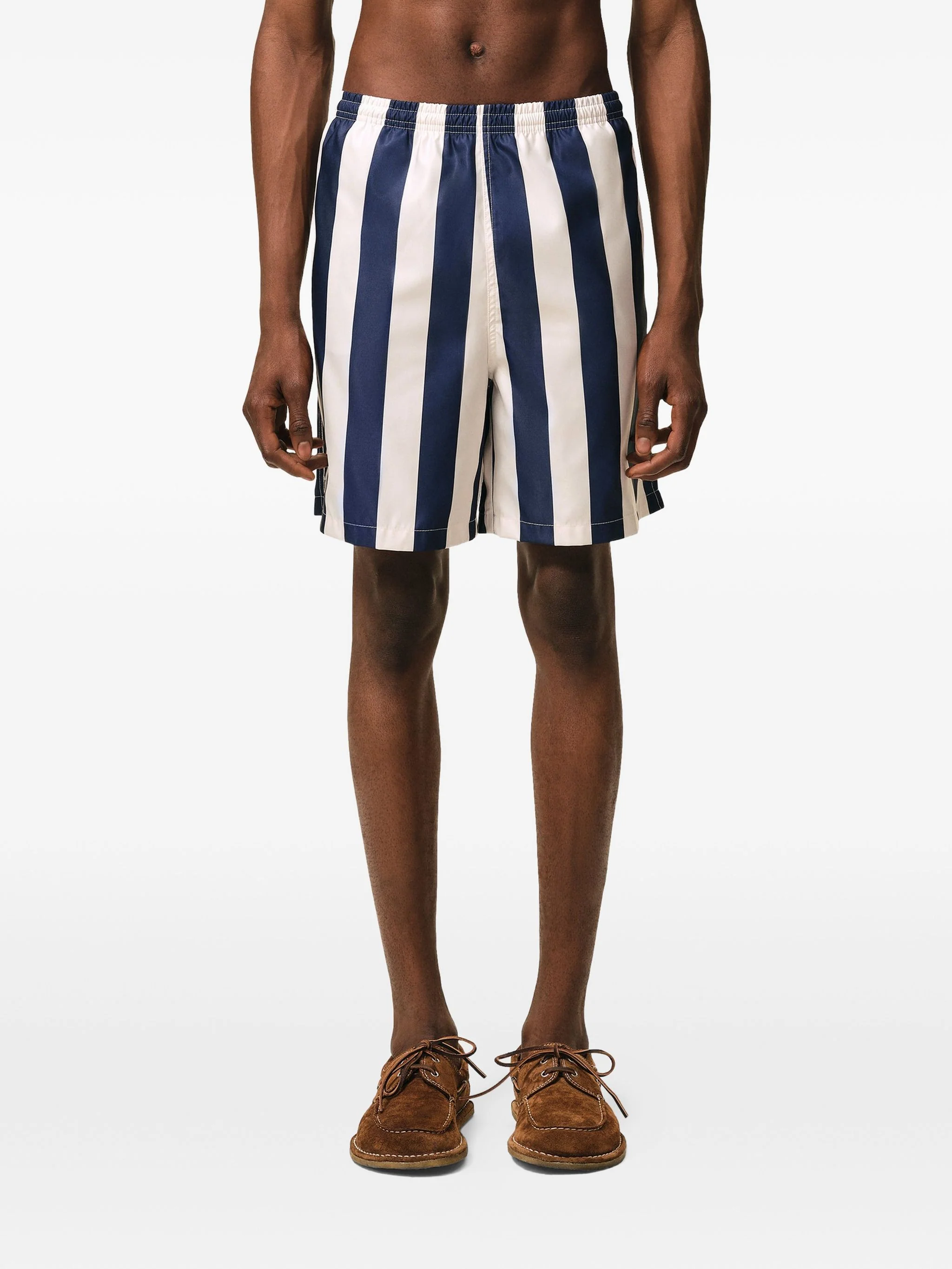 Ami Paris Men's Long Striped Swimsuit - Image 5