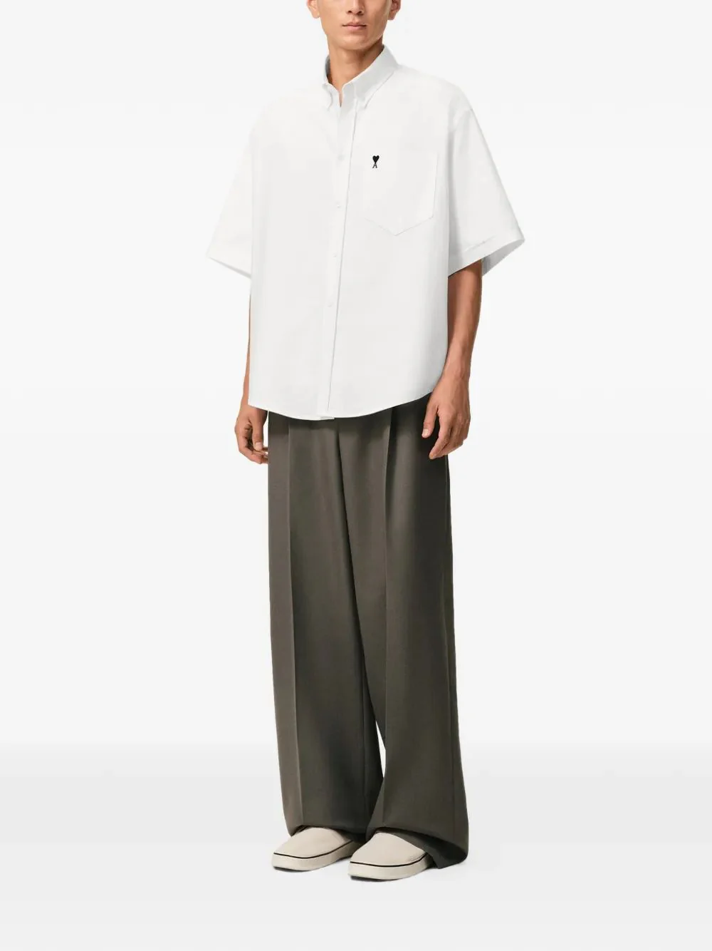 Ami Paris Men's Mini Boxand Short Sleeve Shirt - Image 3