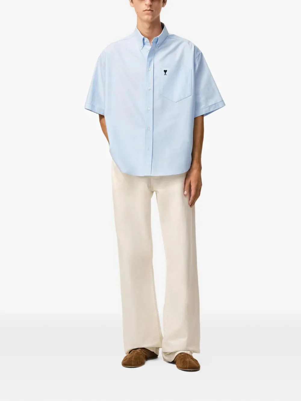 Ami Paris Men's Short Sleeve Boxand Shirt - Image 2
