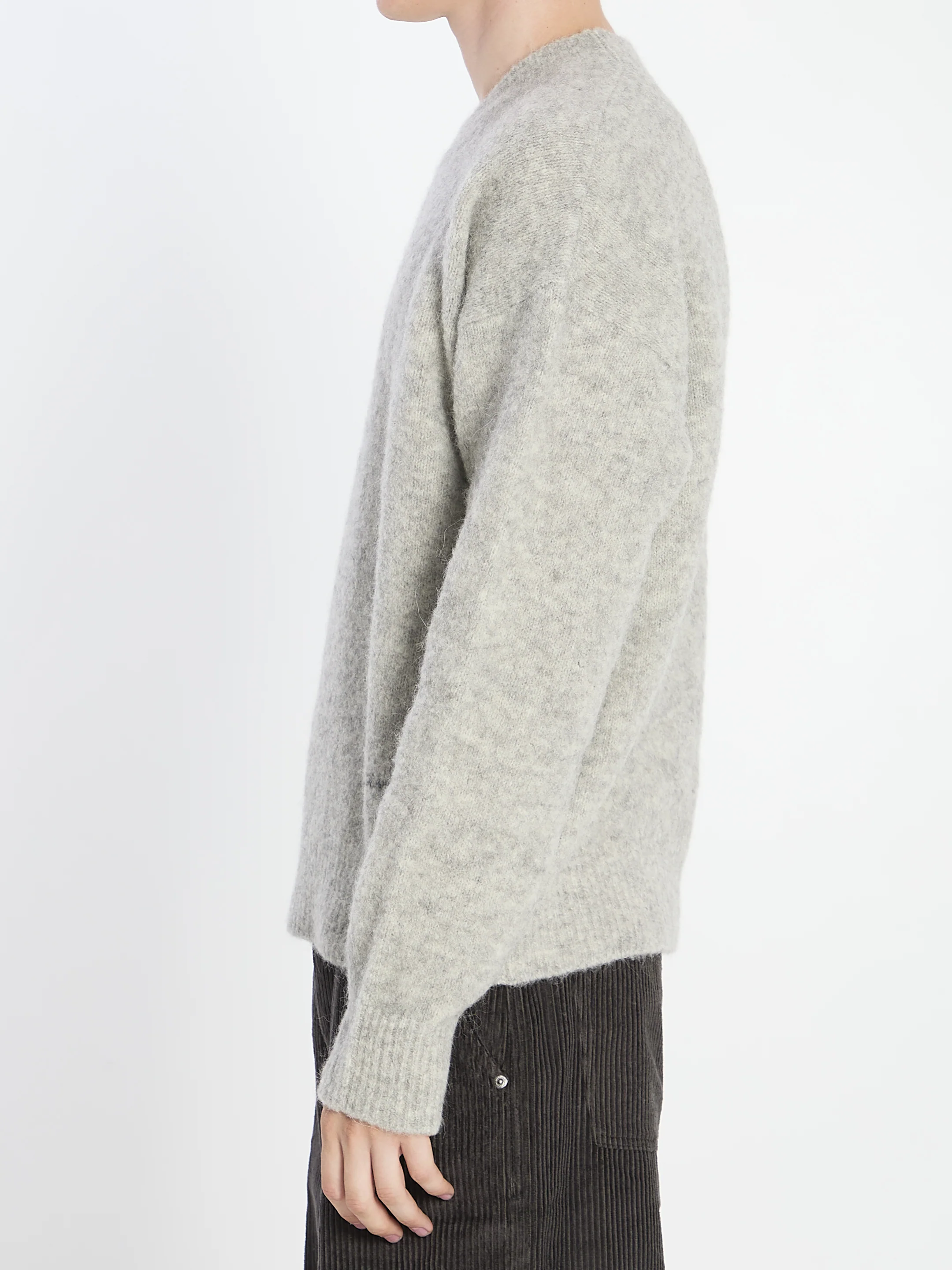 AMI PARIS Ribbed Crew-neck Sweater - Image 3