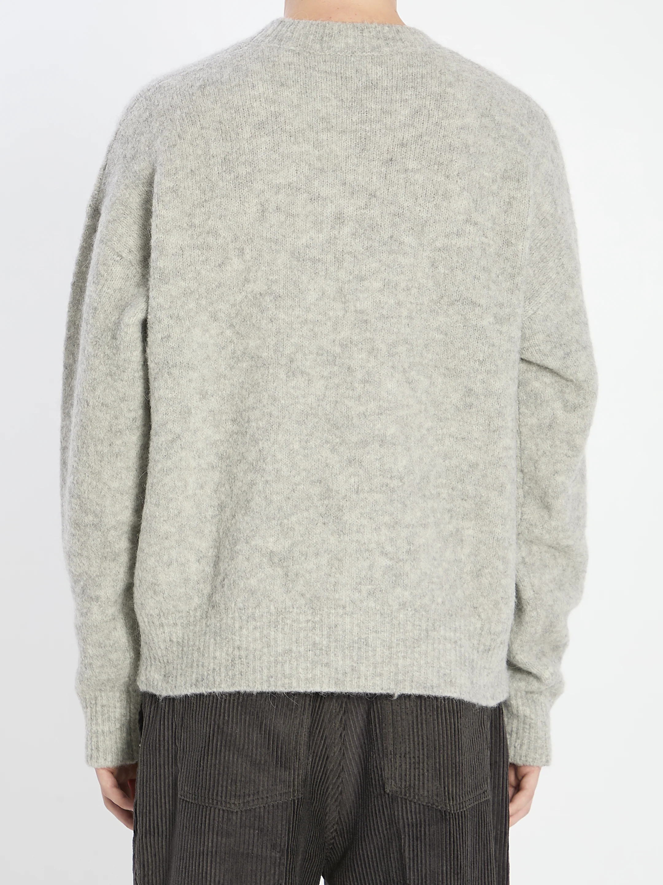 AMI PARIS Ribbed Crew-neck Sweater - Image 4