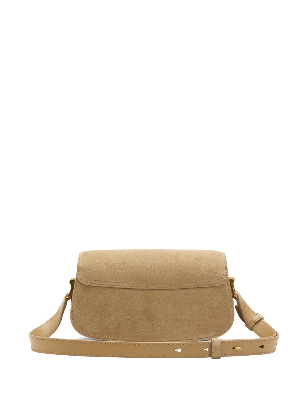 Ami Paris Suede Shoulder Bag with Front Logo - Image 3