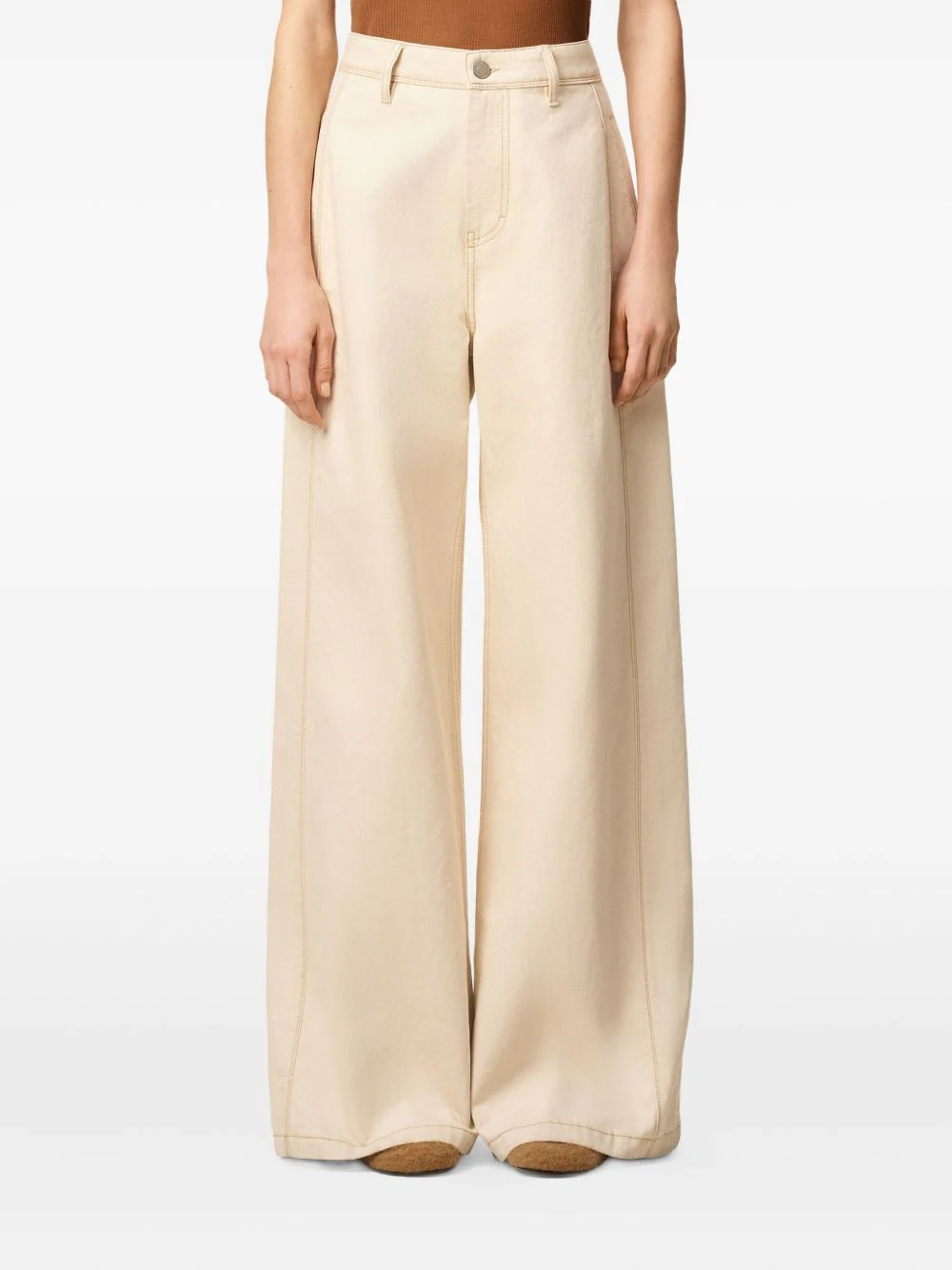 AMI PARIS Super Wide Denim Jeans - Image 5