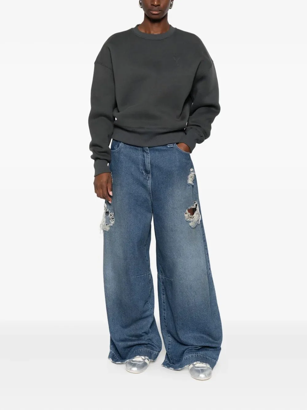 Ami Paris Swethetastic Knit Sweater for Men - Image 2